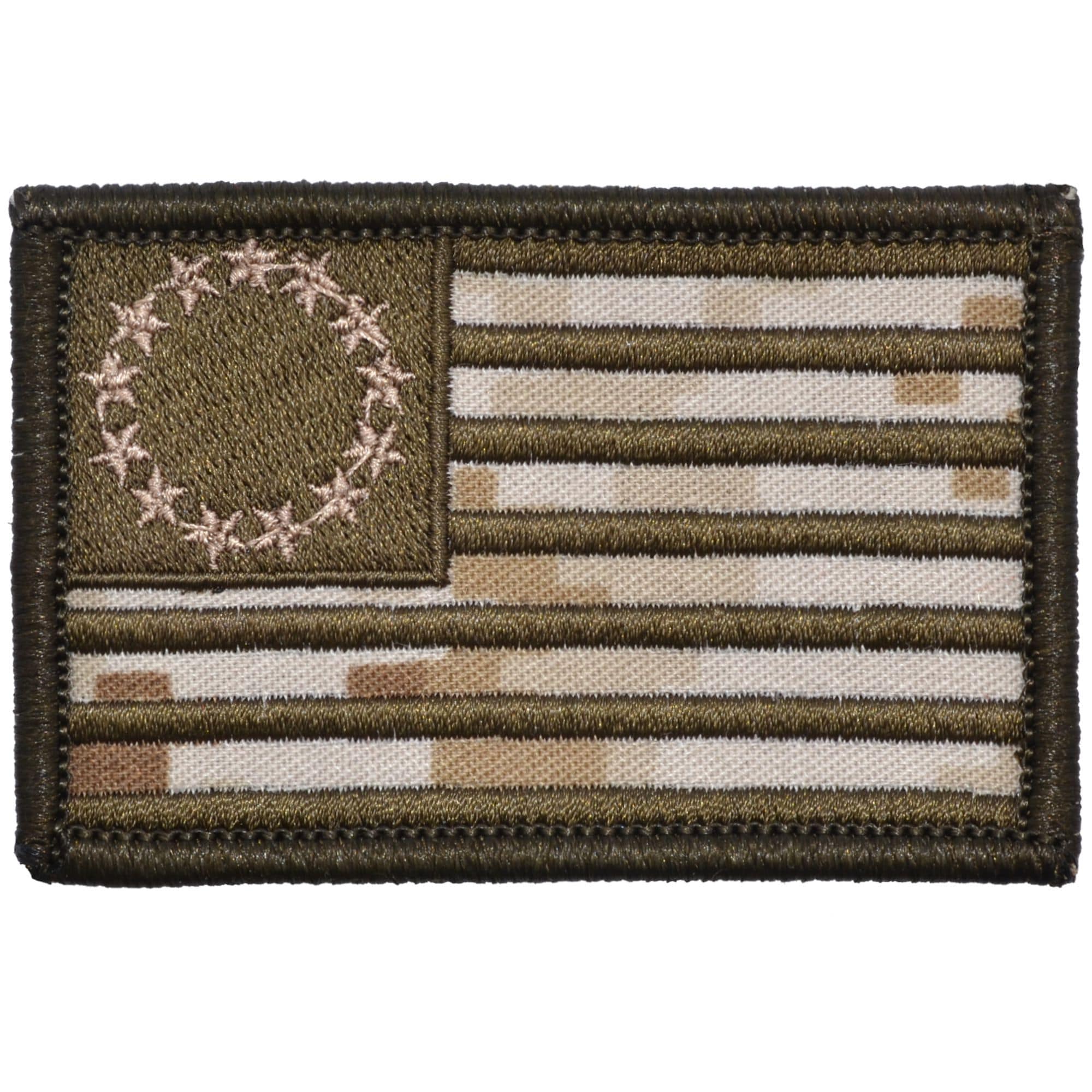 Tactical Gear Junkie Patches MARPAT Desert Betsy Ross Flag - 2x3 Patch