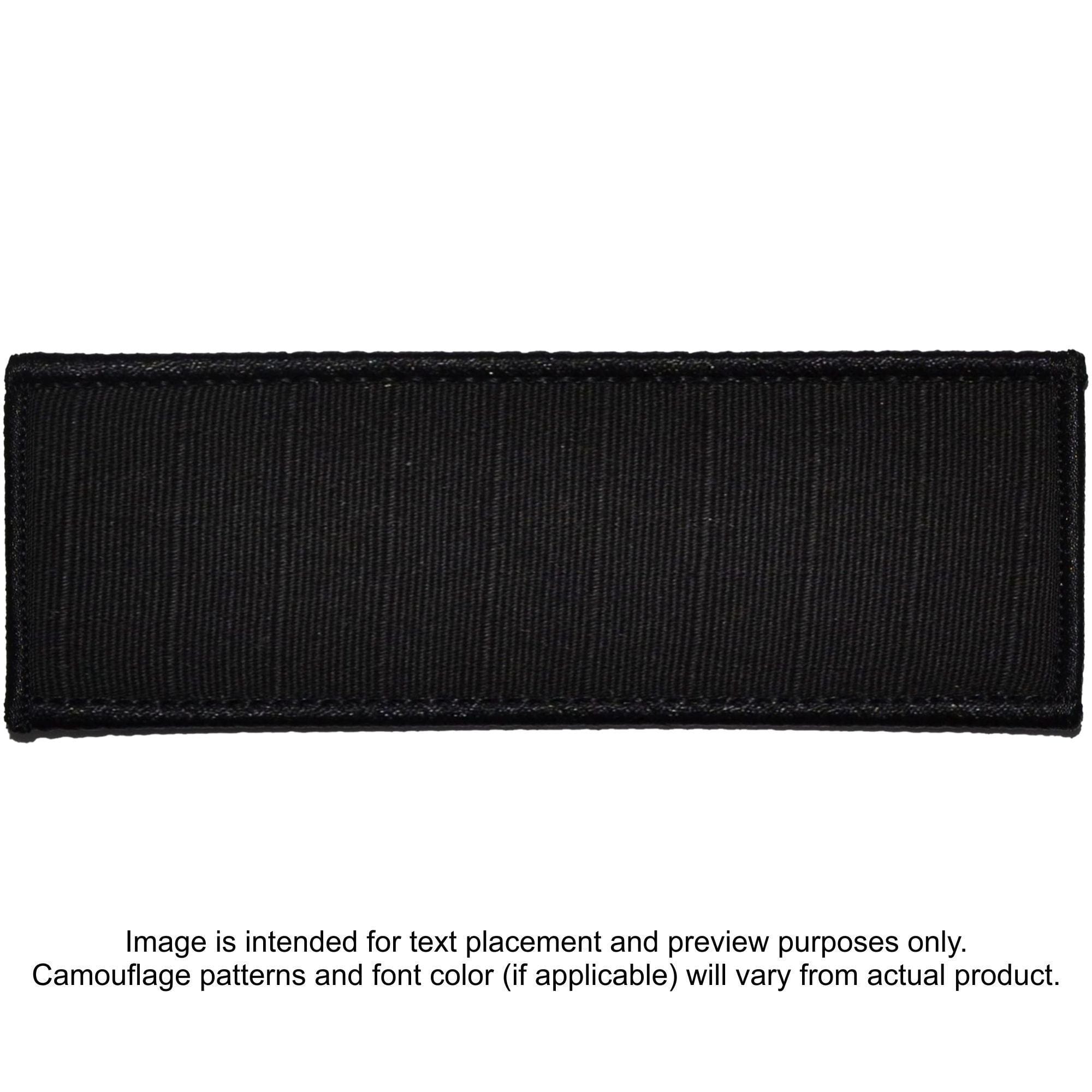 Custom Plate Carrier Text Patch - 4x11