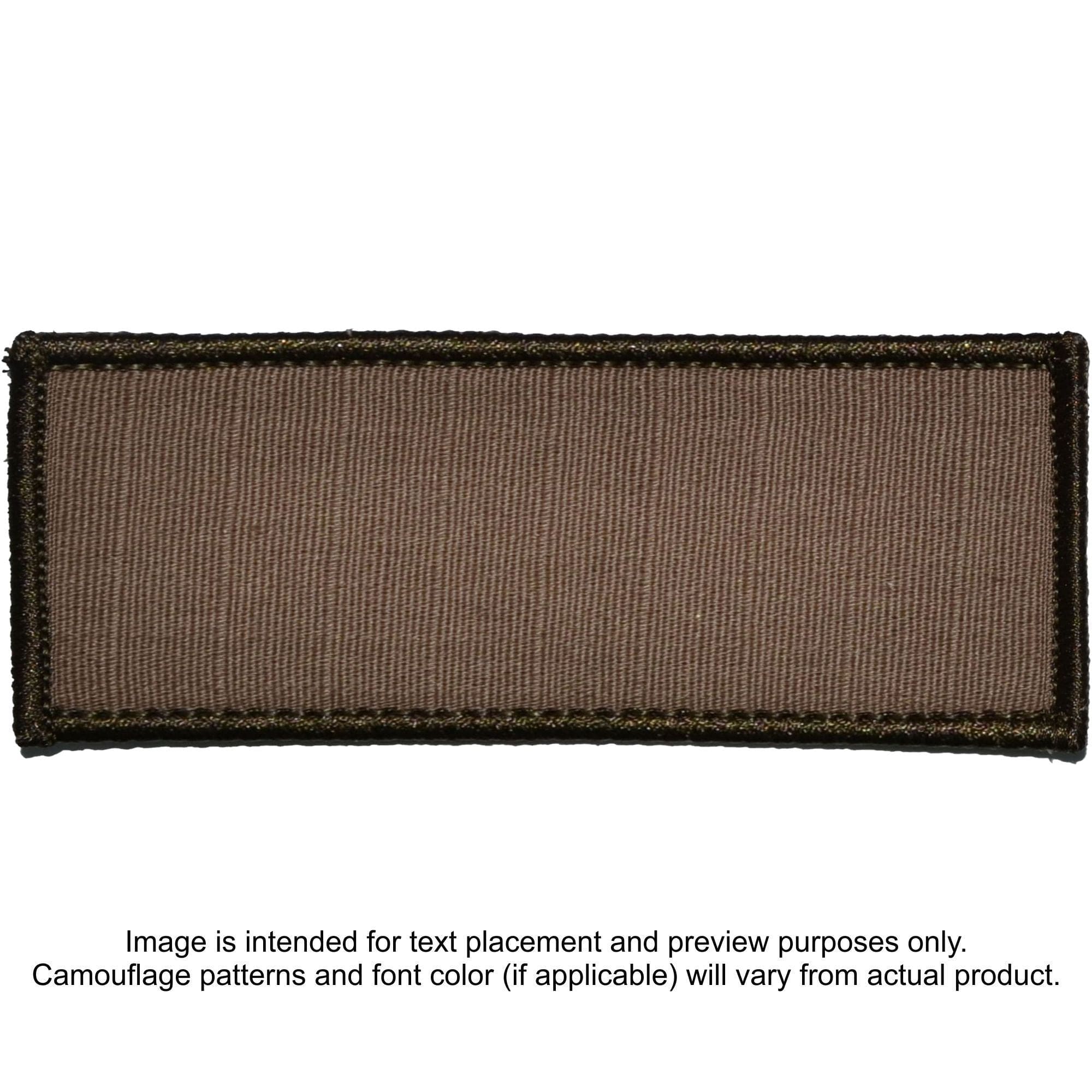Custom Plate Carrier Text Patch - 4x10