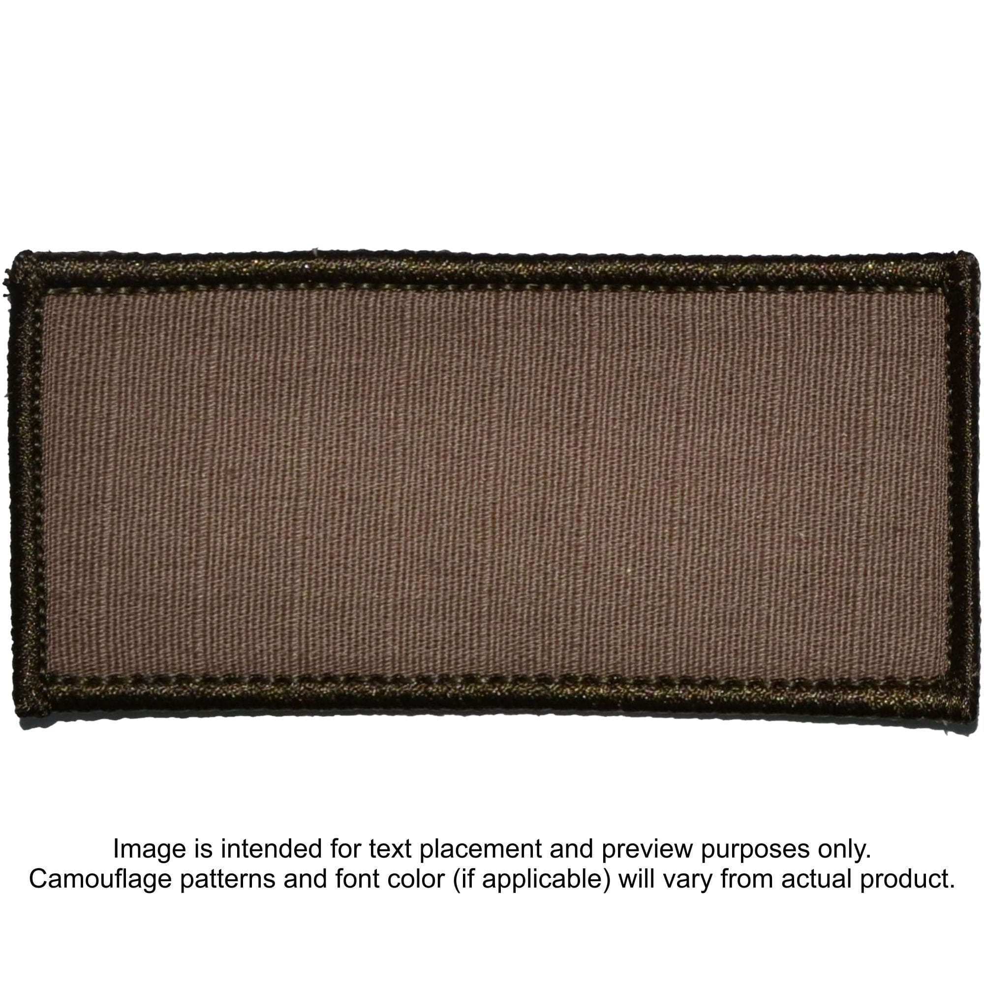 Custom Plate Carrier Text Patch - 4x8