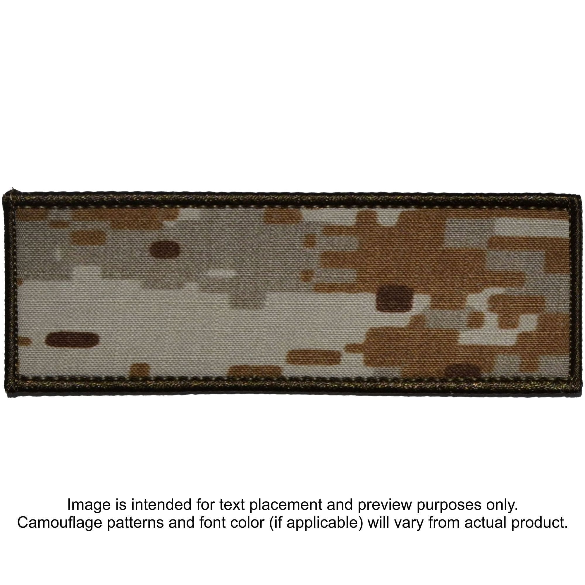 Custom Plate Carrier Text Patch - 4x11