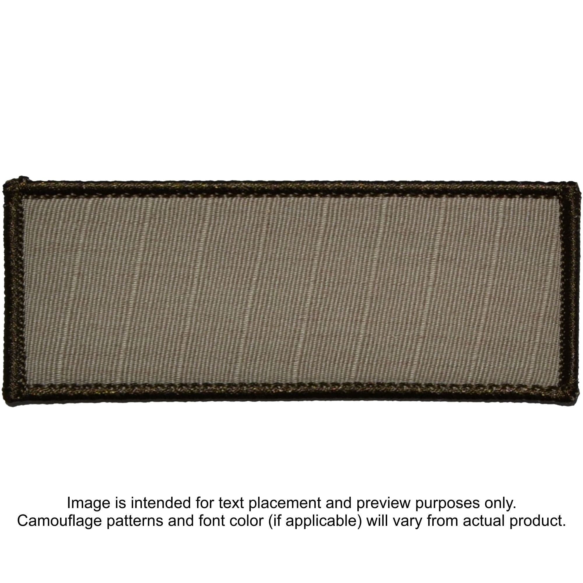 Custom Plate Carrier Text Patch - 4x10