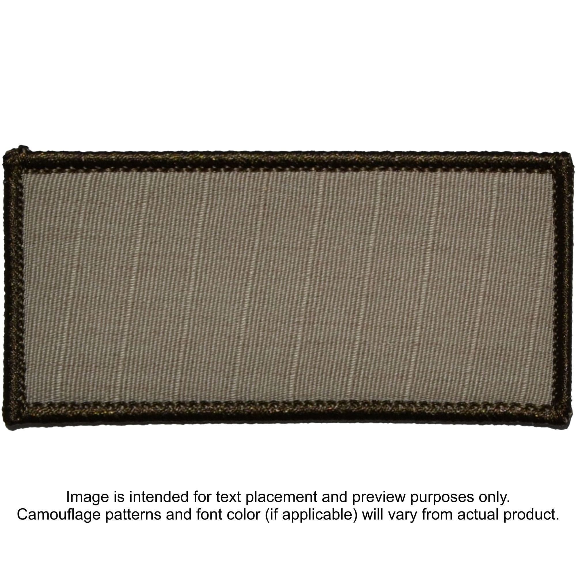 Custom Plate Carrier Text Patch - 4x8