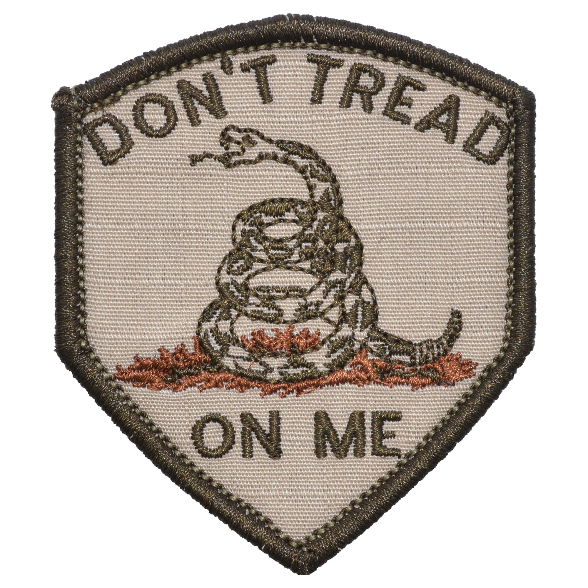 Don't Tread On Me Gadsden Snake - 2.5x3 Shield Patch