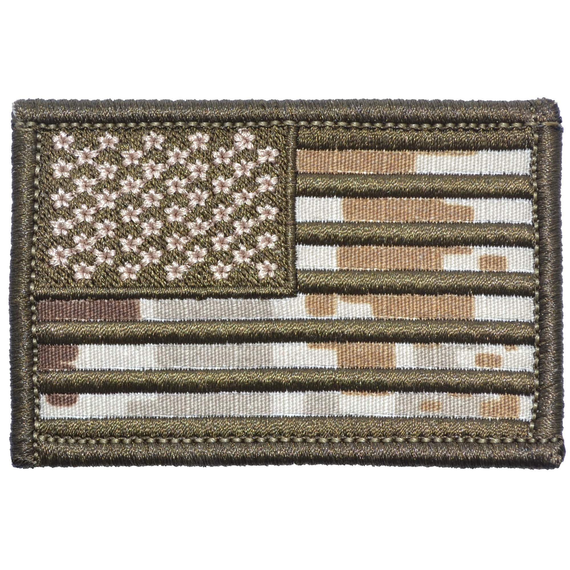 MARPAT Desert USA Camo Flag - 2x3 Patch
