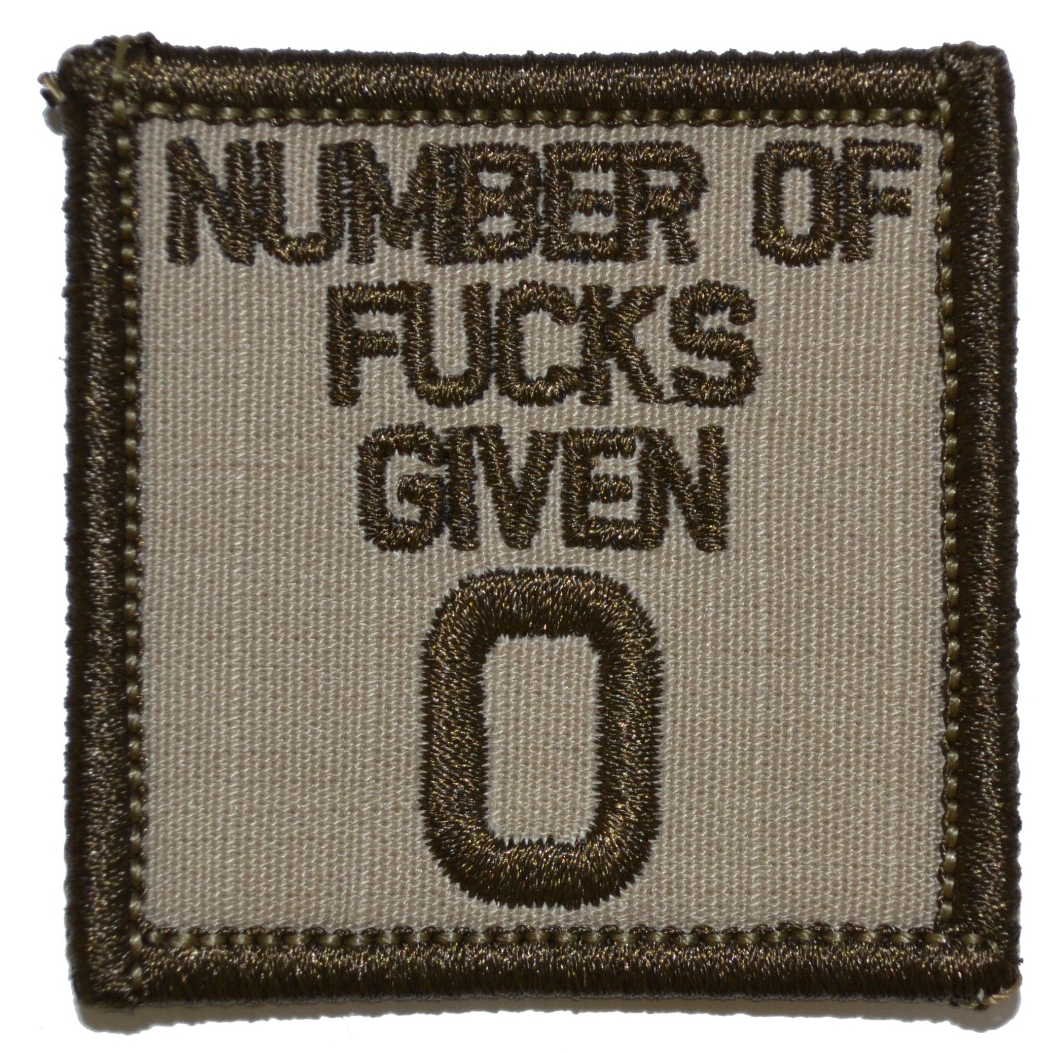 Number of Fucks Given 0 - 2x2 Patch