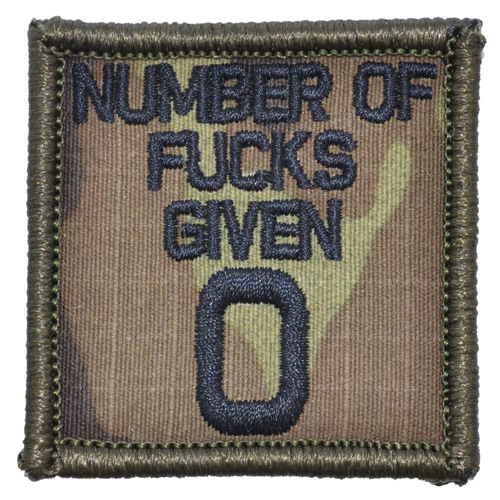 Number of Fucks Given 0 - 2x2 Patch