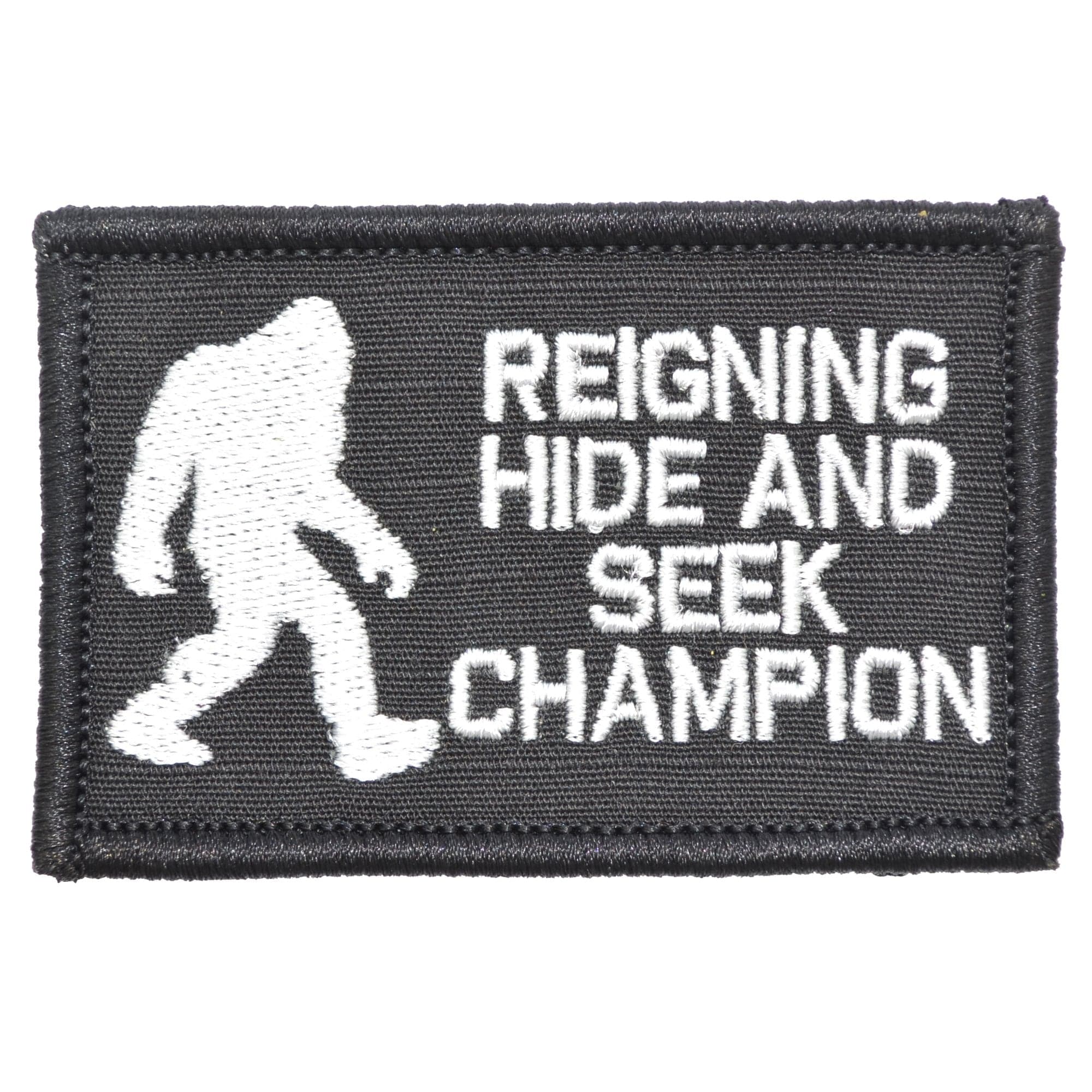 Reigning Hide and Seek Champion Bigfoot - 2x3 Patch