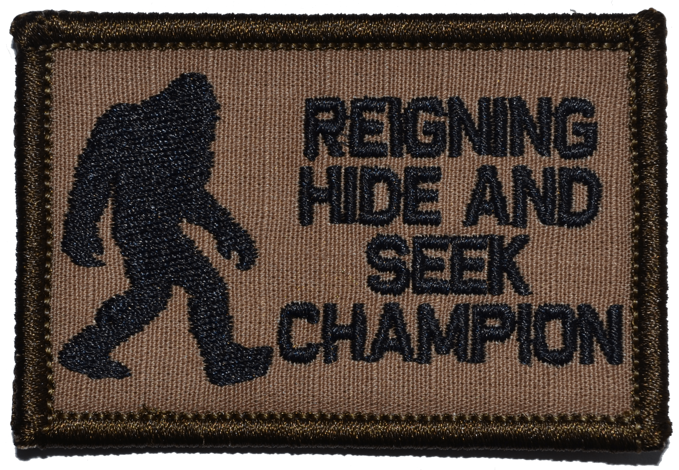 Reigning Hide and Seek Champion Bigfoot - 2x3 Patch