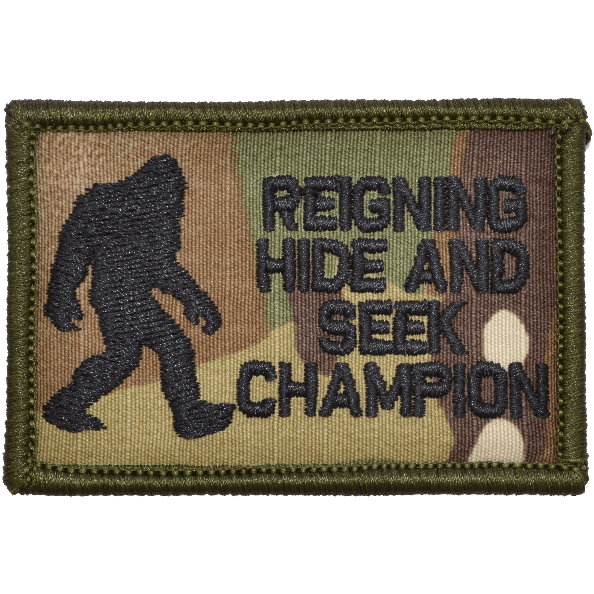 Reigning Hide and Seek Champion Bigfoot - 2x3 Patch