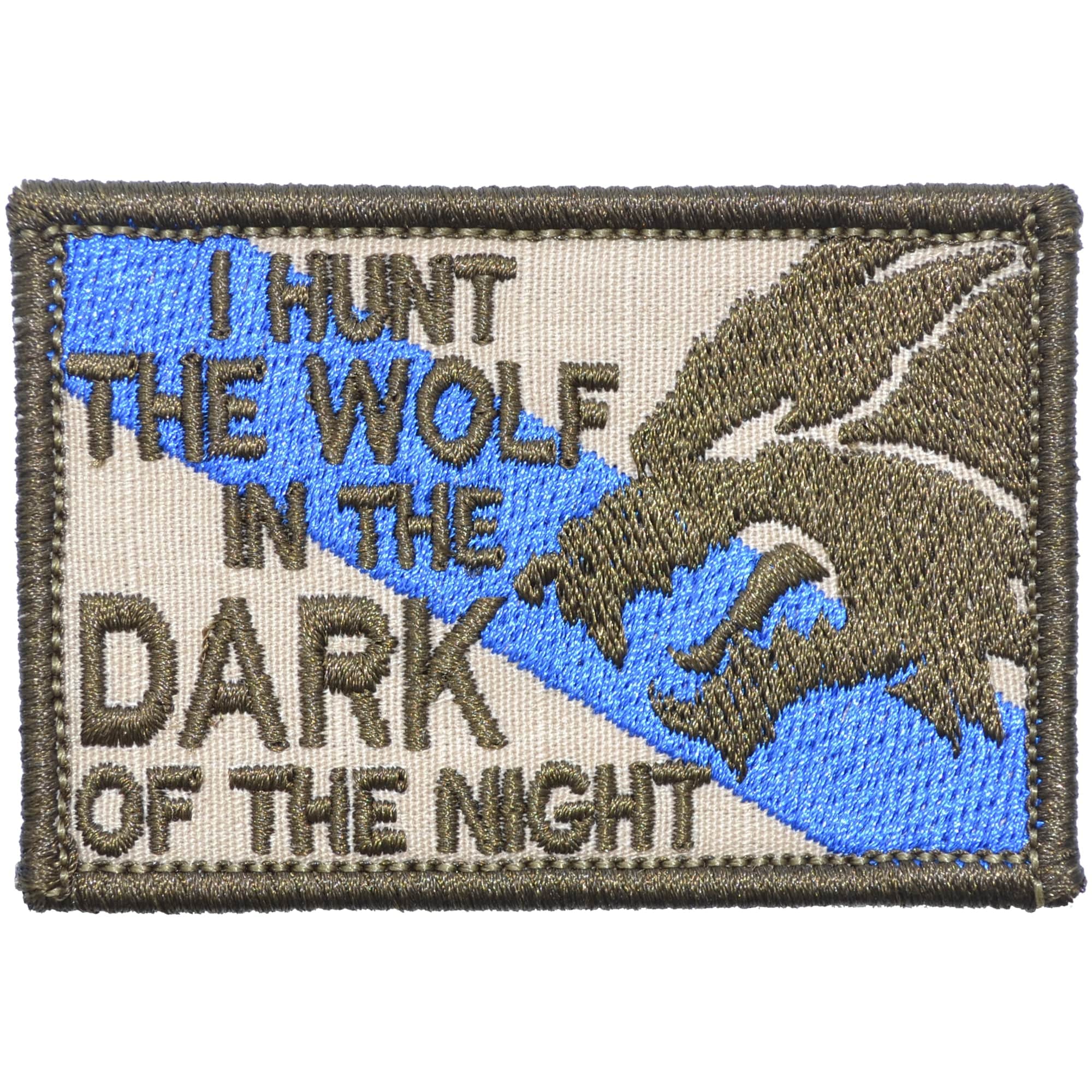 Sheepdog Hunt The Wolf - 2x3 Patch