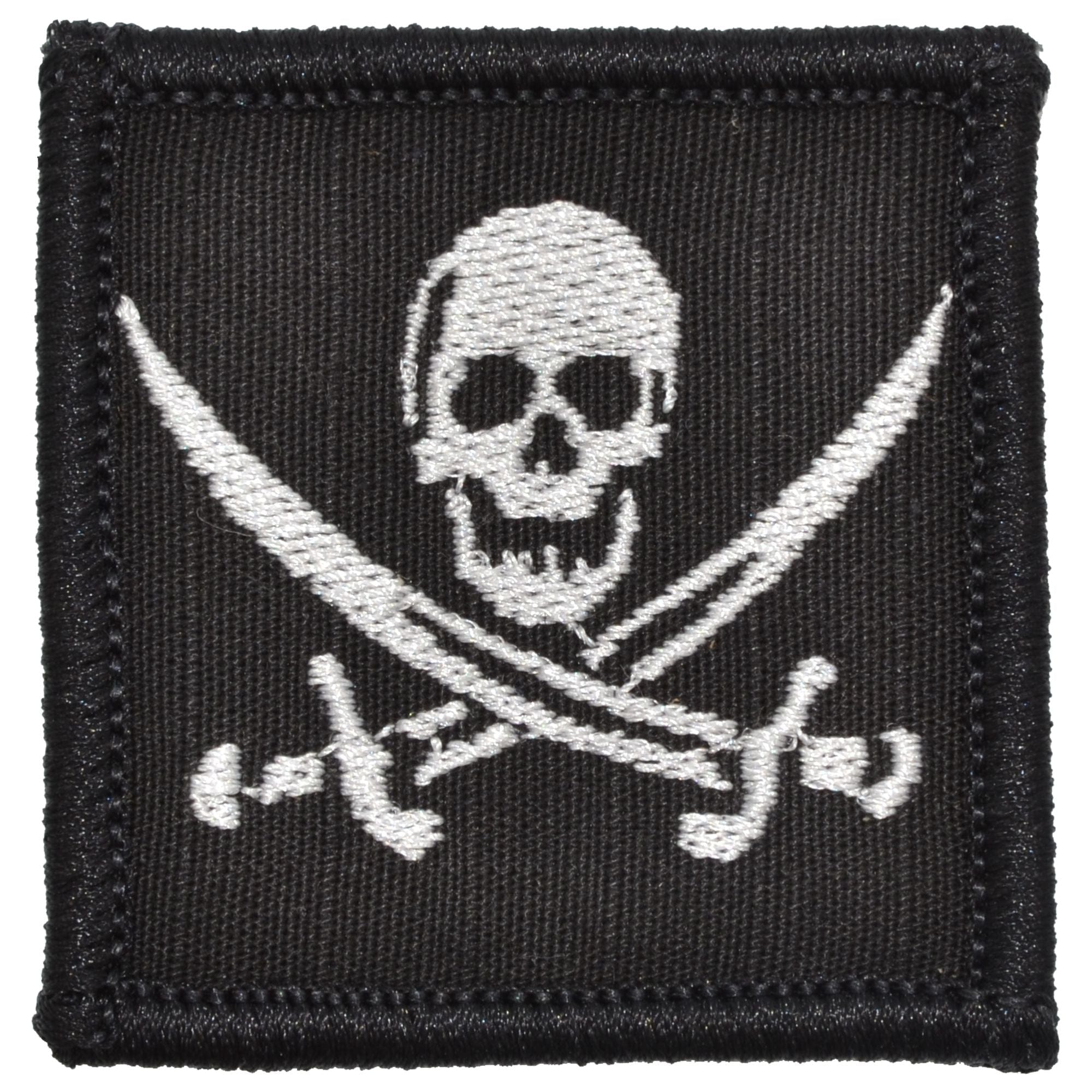 Pirate Jolly Roger - 2x2 Patch