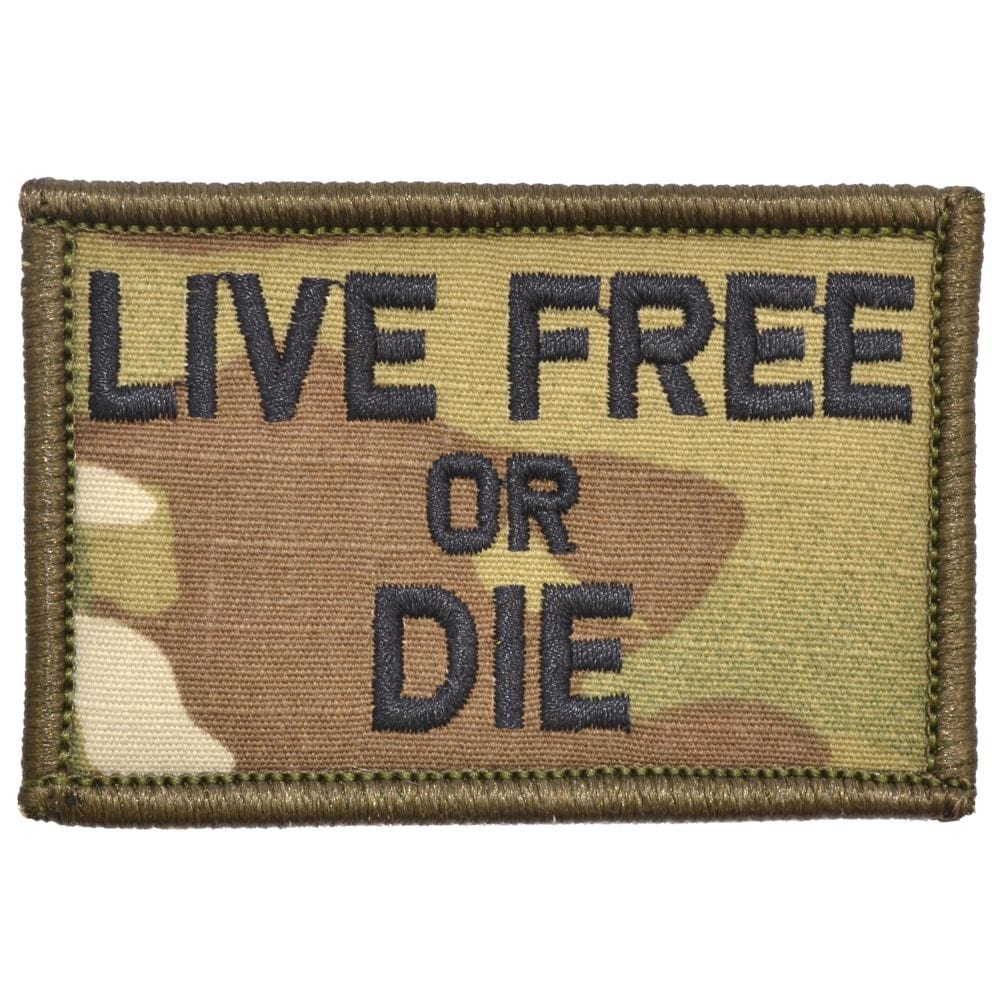 Live Free Or Die - 2x3 Patch