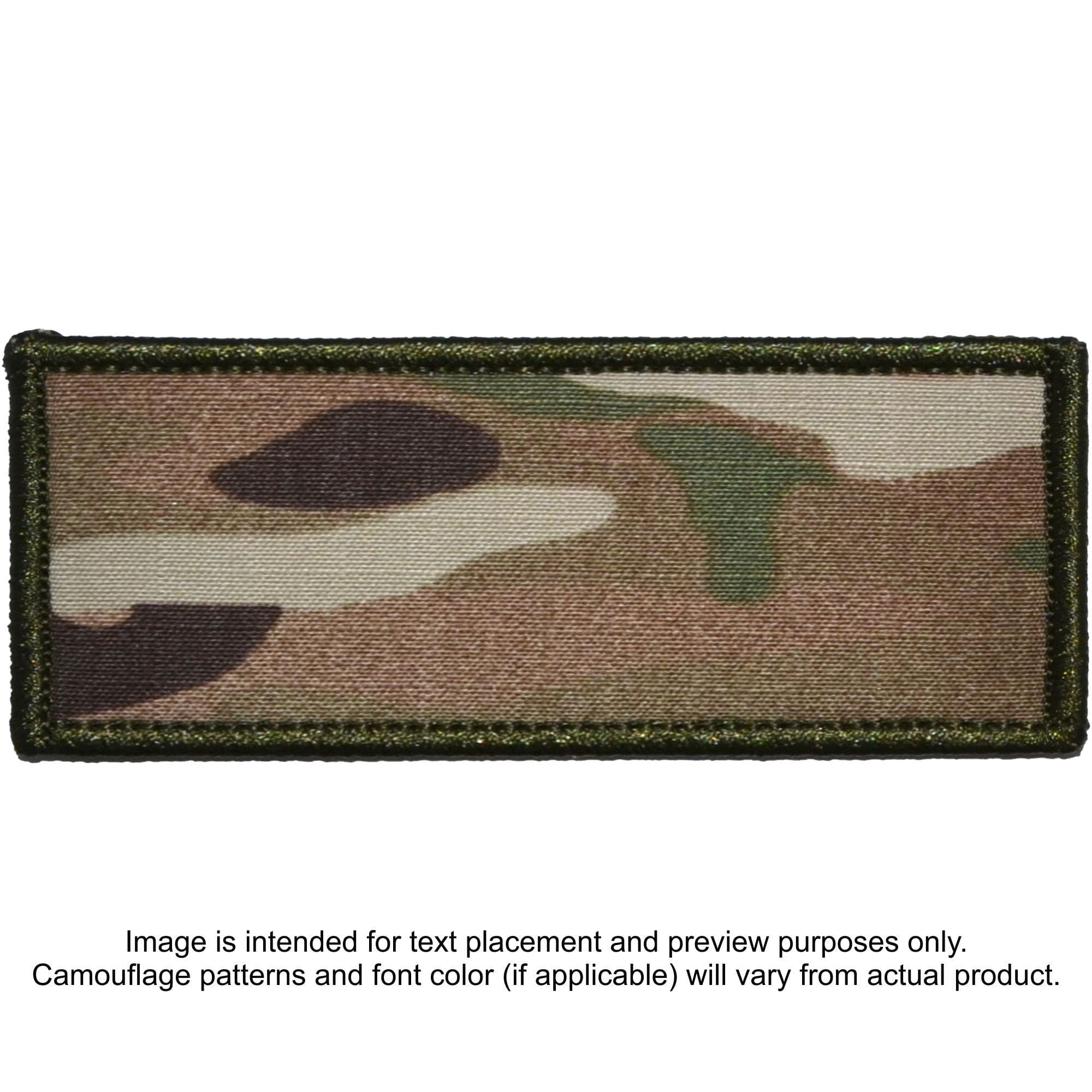 Custom Plate Carrier Text Patch - 4x10