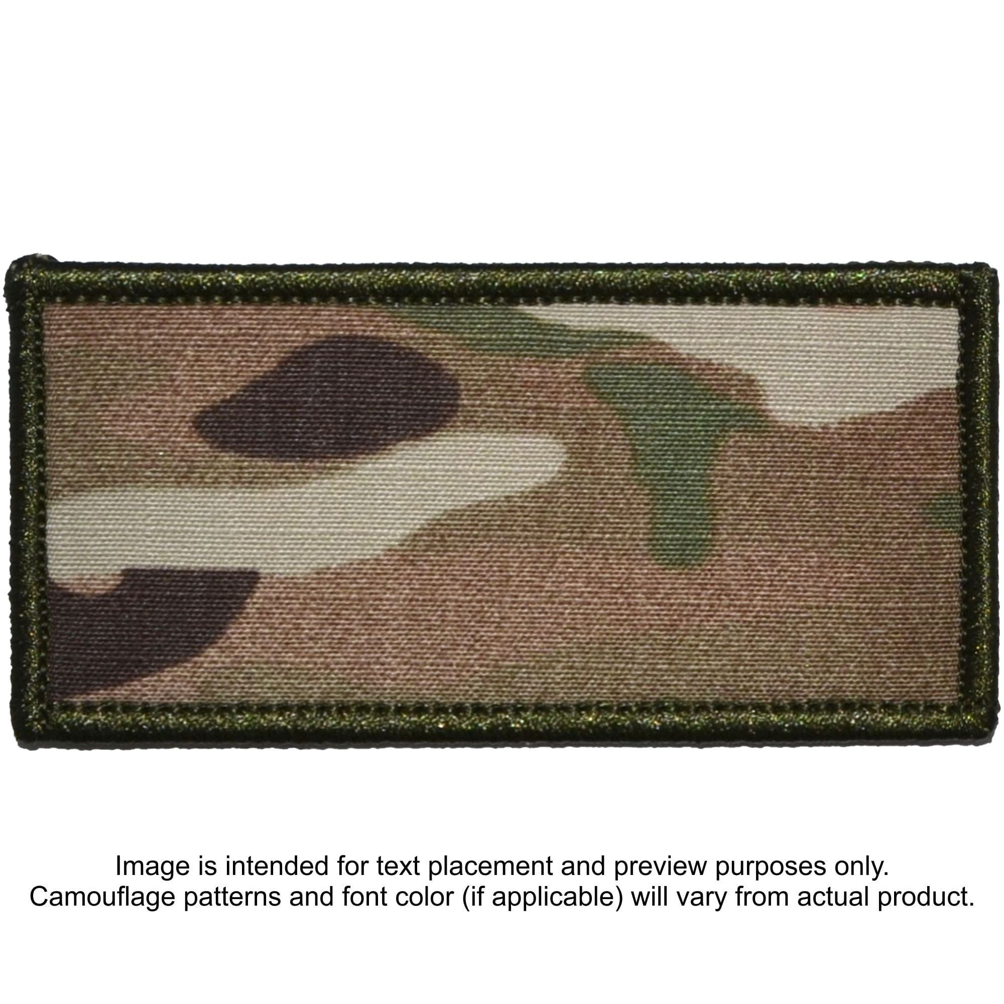 Custom Plate Carrier Text Patch - 4x8