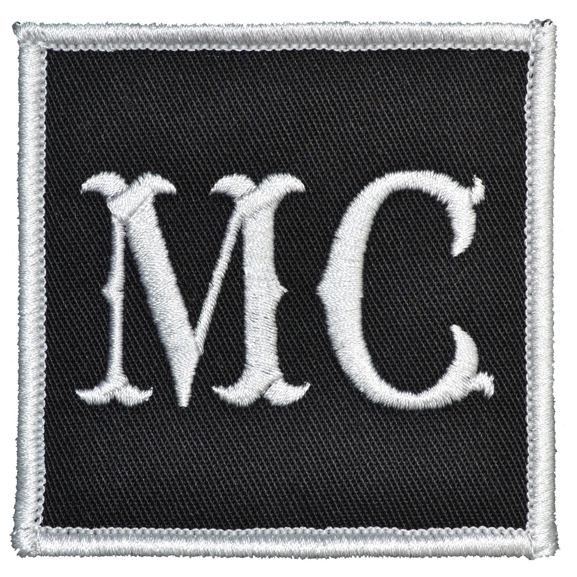 Biker Vest Patch MC - 3x3 - Sew On