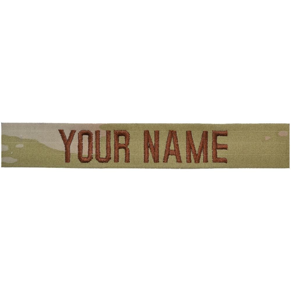Single Custom Air Force Name Tape - SEW ON - 3-Color OCP