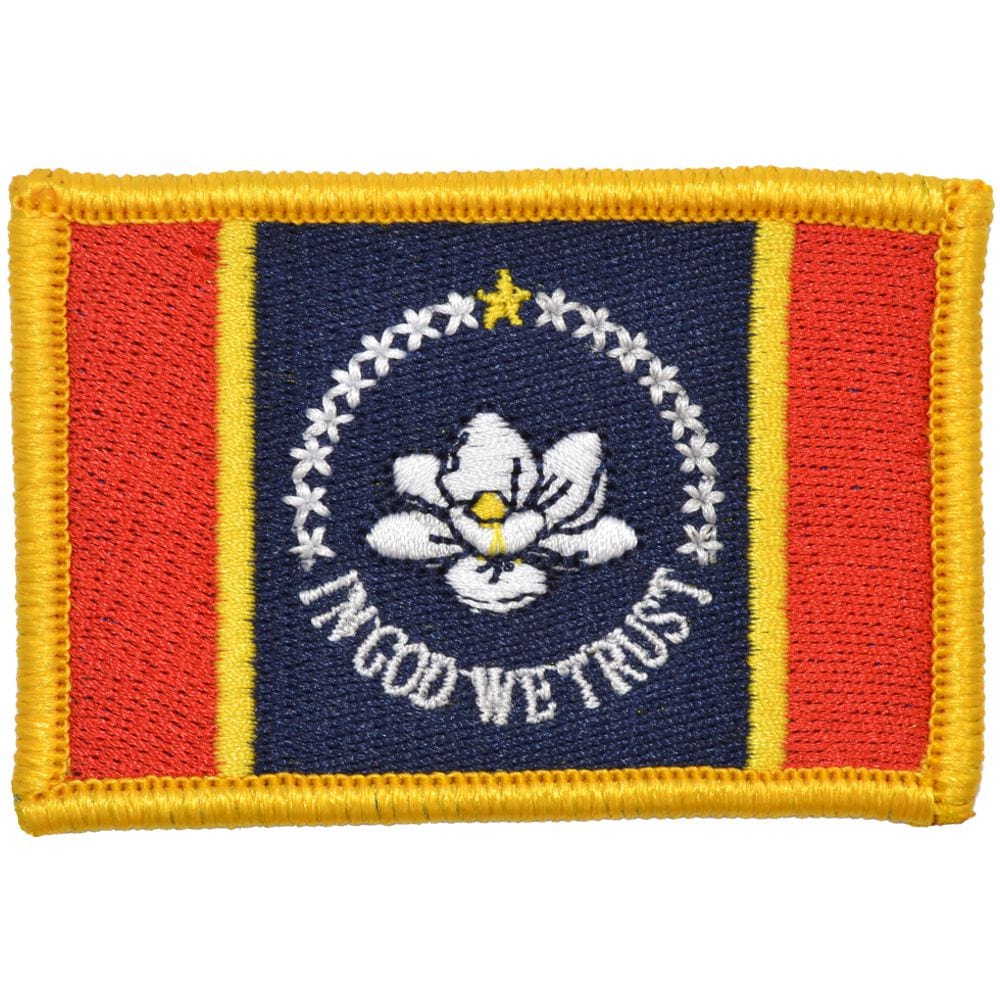 New Mississippi State Flag - 2x3 Patch