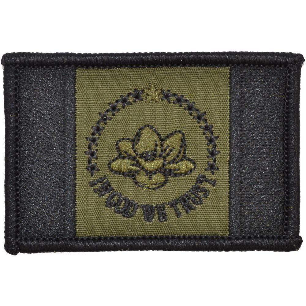 Tactical Gear Junkie Patches Olive Drab New Mississippi State Flag - 2x3 Patch