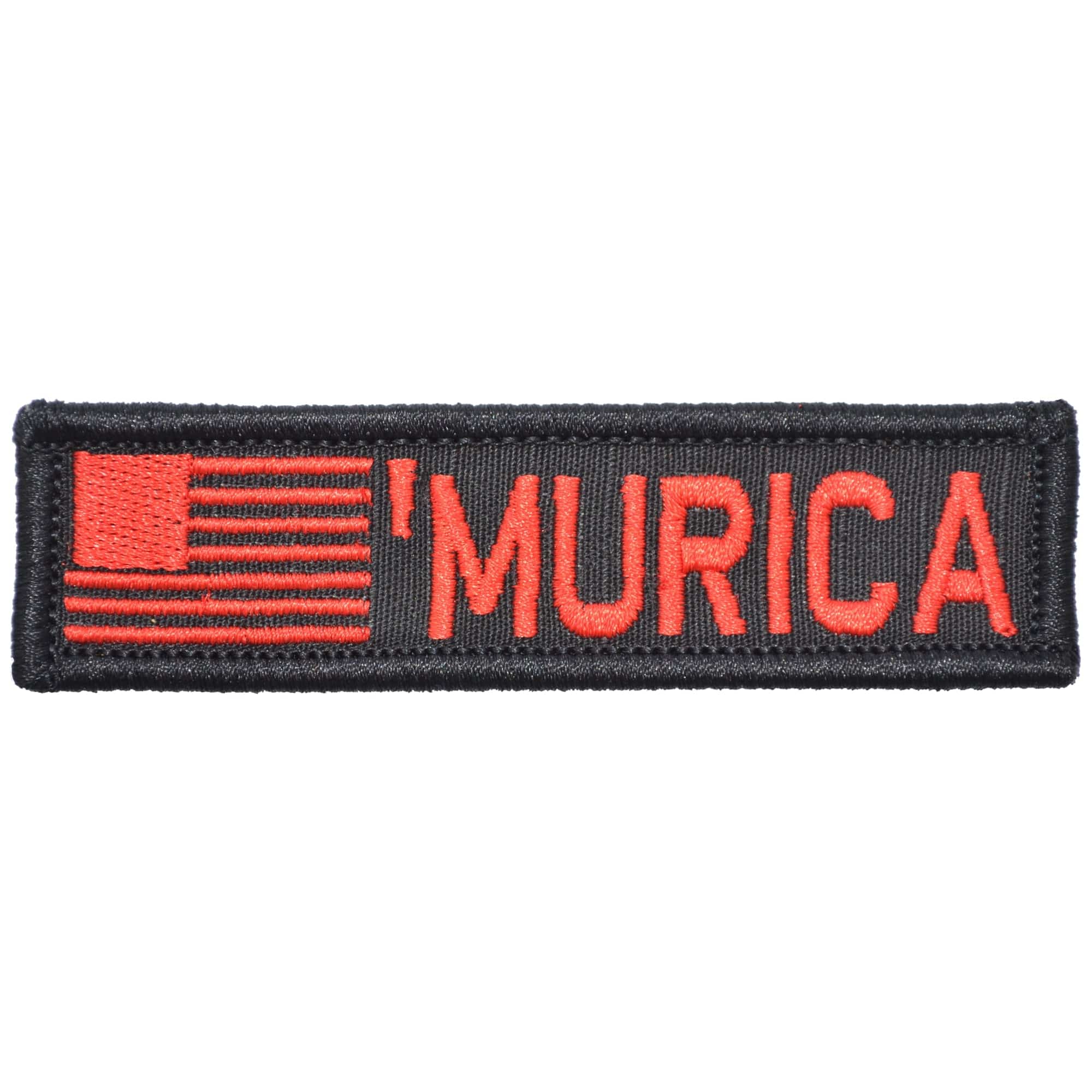 MURICA with USA Flag - 1x3.75 Patch