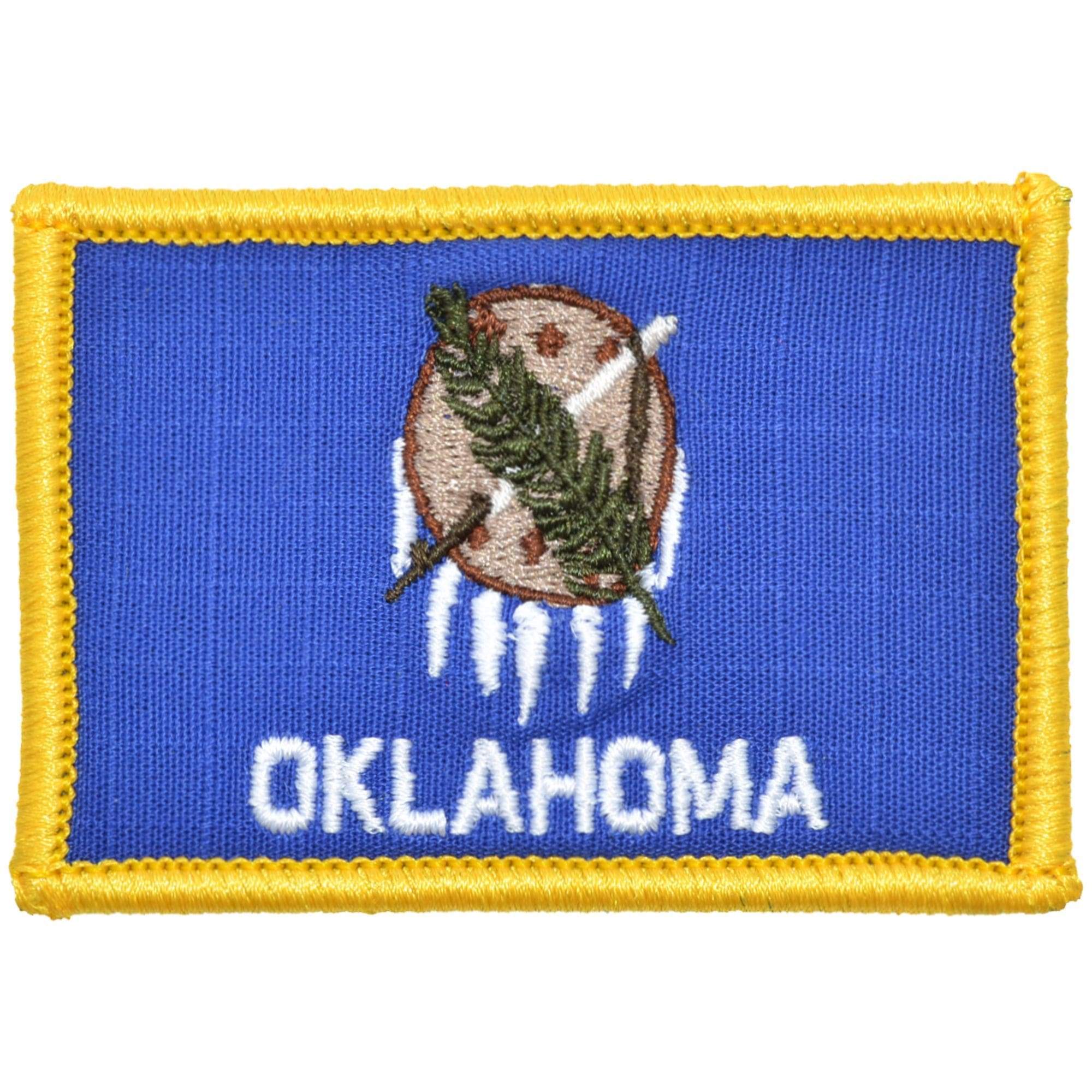 Tactical Gear Junkie Patches Full Color Oklahoma State Flag - 2x3 Patch