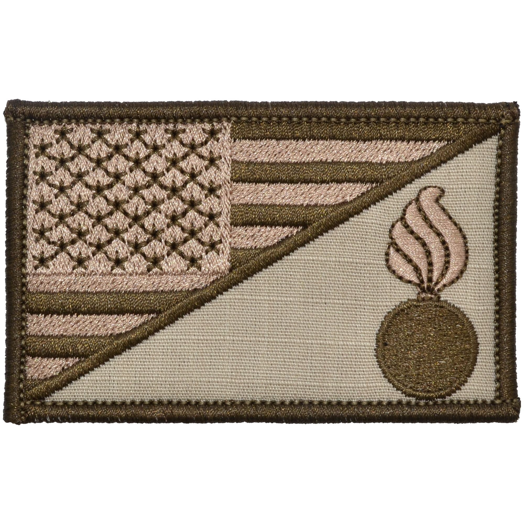 Army Ordnance Corps USA Flag - 2.25x3.5 Patch