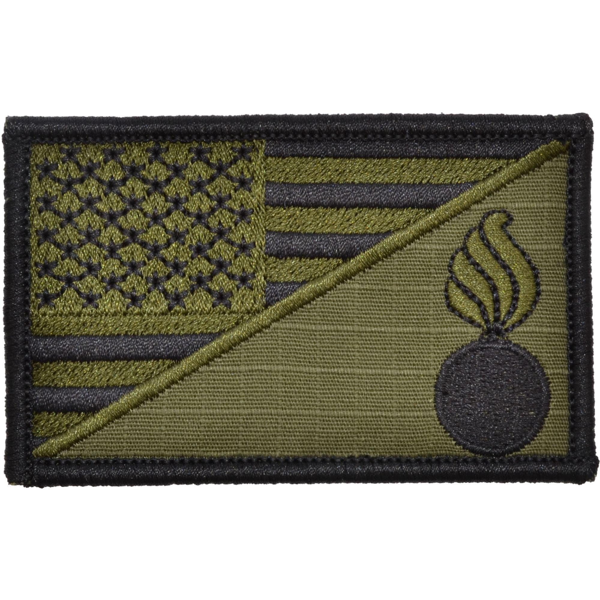 Army Ordnance Corps USA Flag - 2.25x3.5 Patch