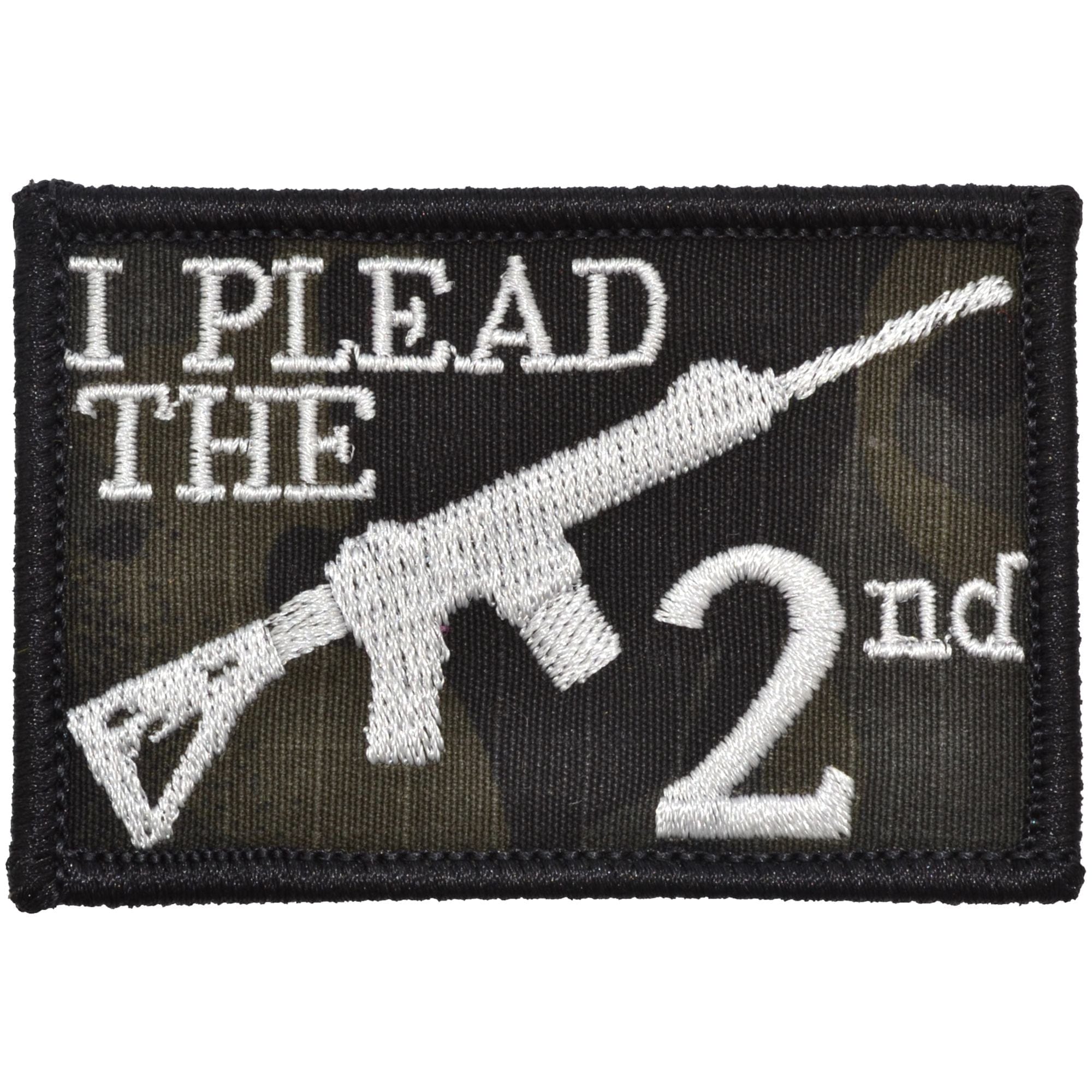 I Plead the 2nd Second Amendment - 2x3 Patch