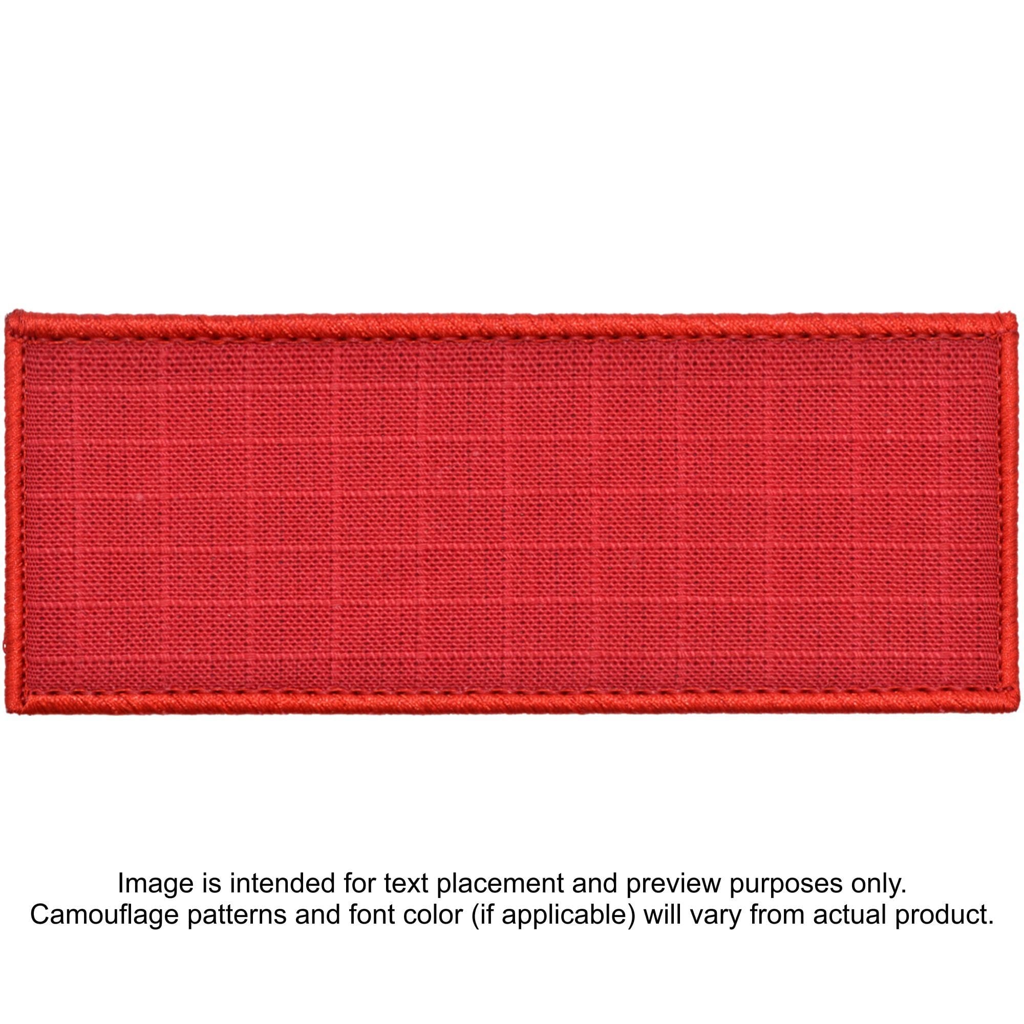 Custom Plate Carrier Text Patch - 4x10