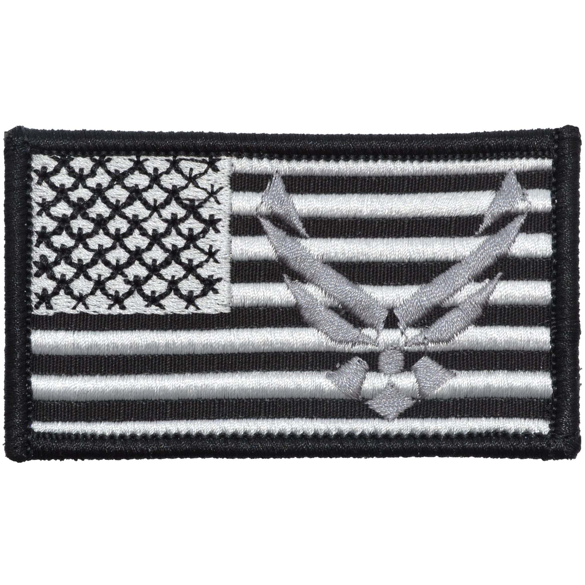 USA Flag with Superimposed US Air Force Emblem - 2x3.5 Patch