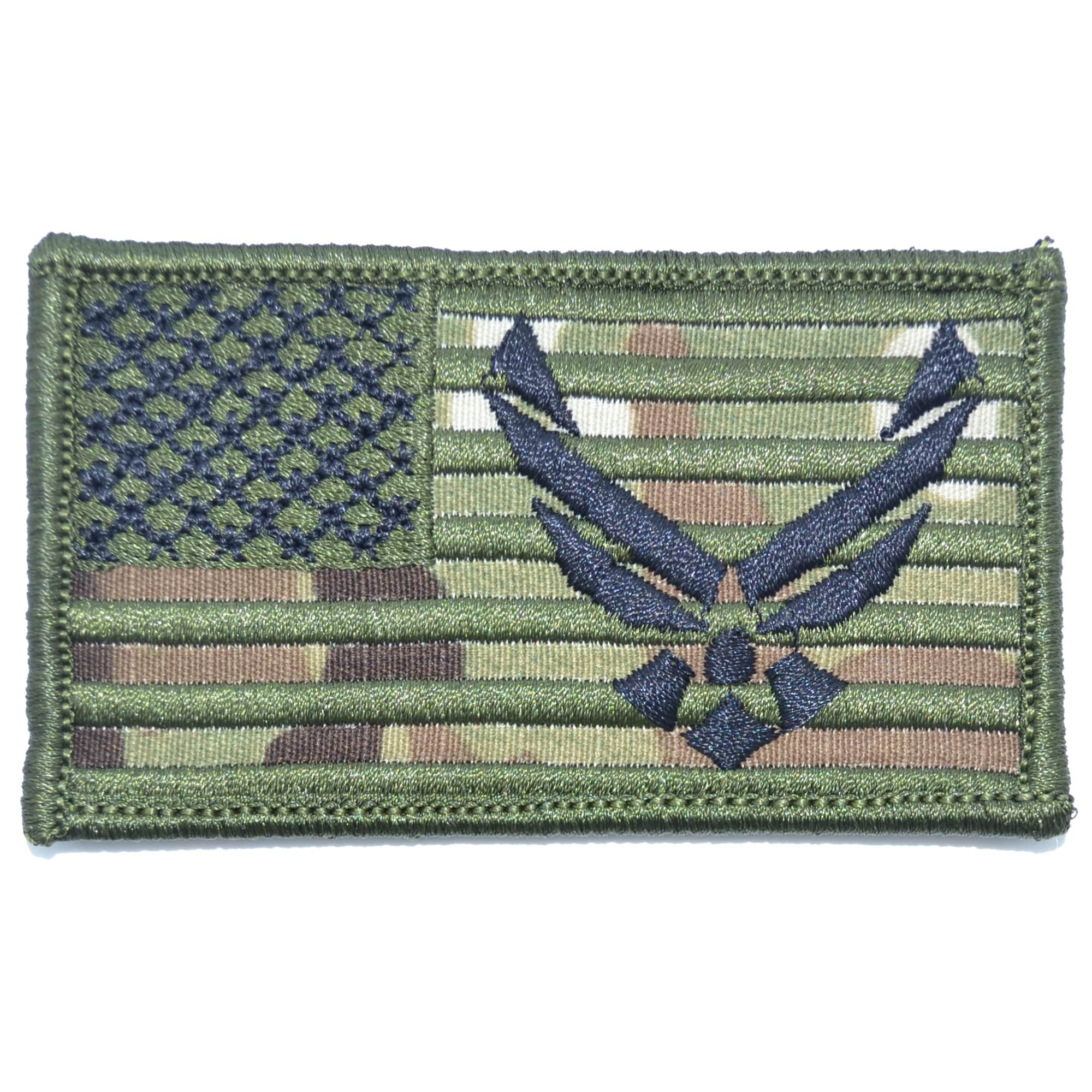 USA Flag with Superimposed US Air Force Emblem - 2x3.5 Patch