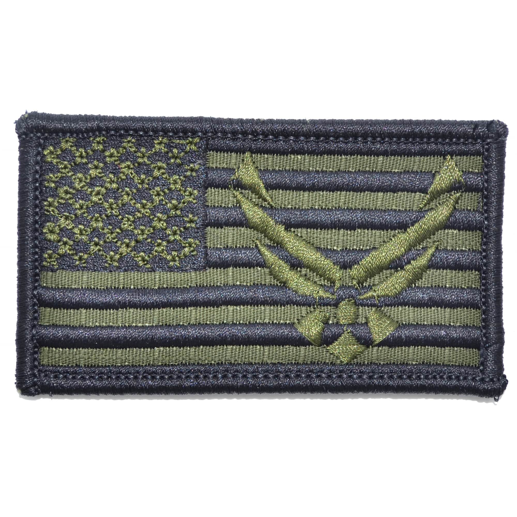 USA Flag with Superimposed US Air Force Emblem - 2x3.5 Patch