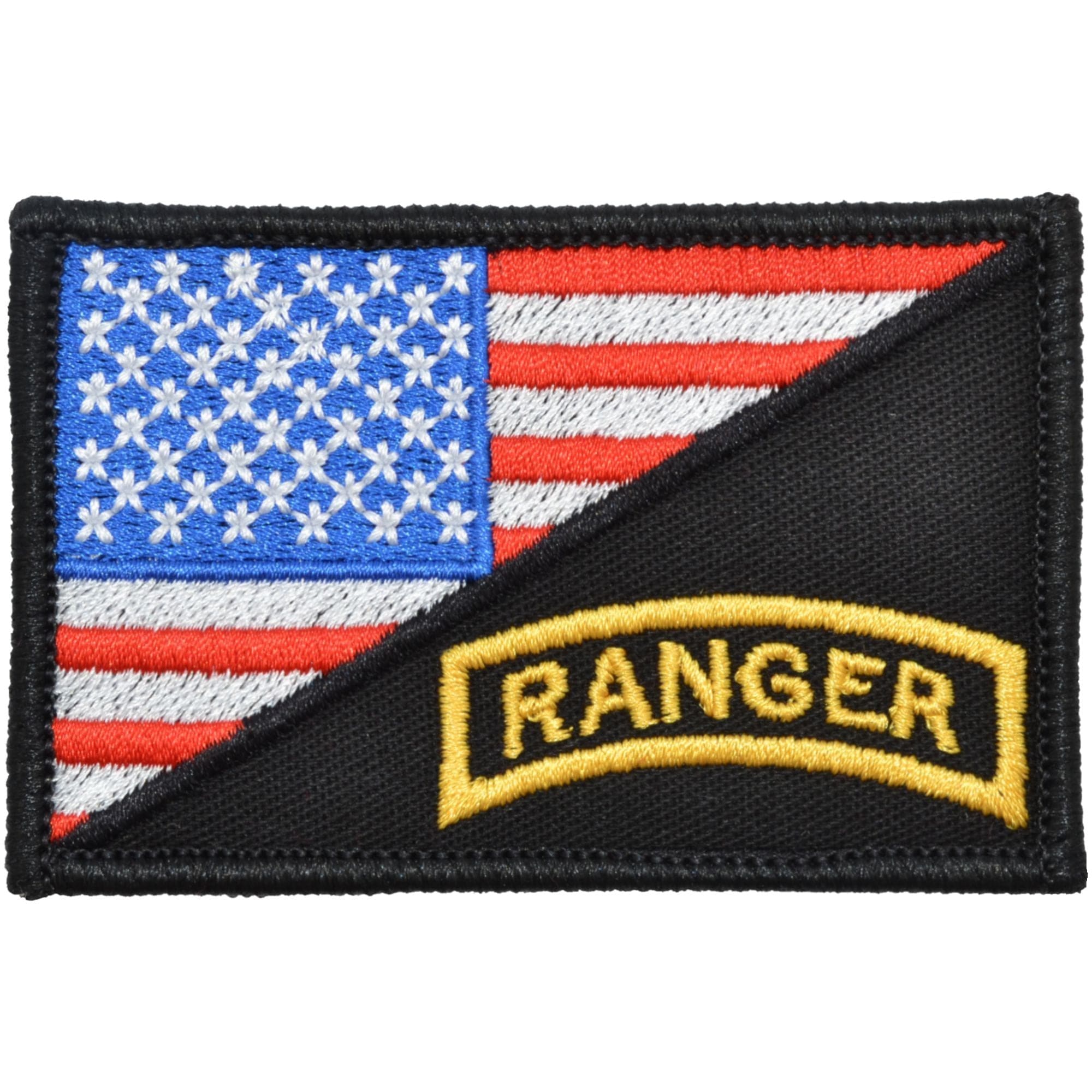 Ranger Tab USA Flag - 2.25x3.5 Patch