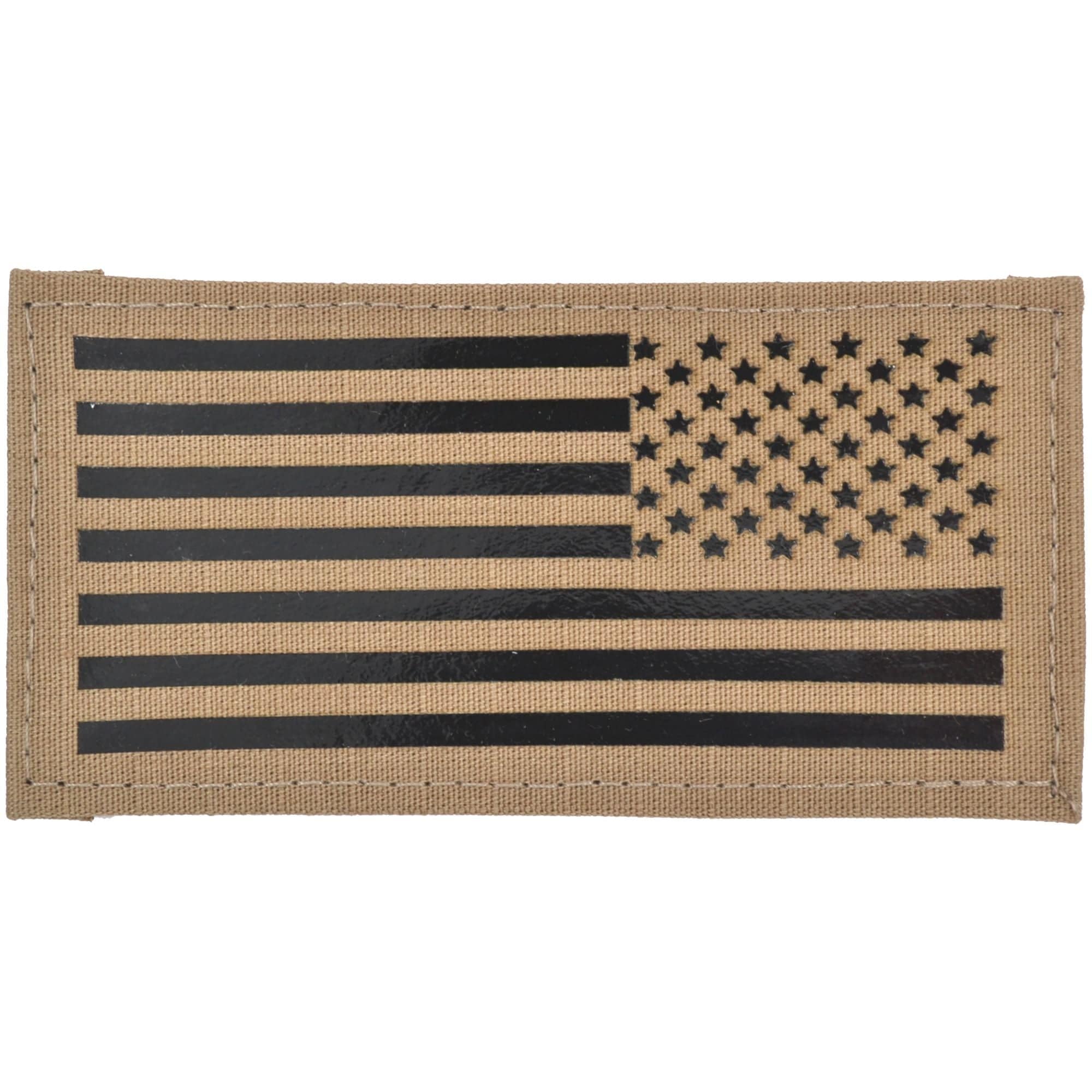 USA Reverse Flag Laser Cut - 2x4 Patch