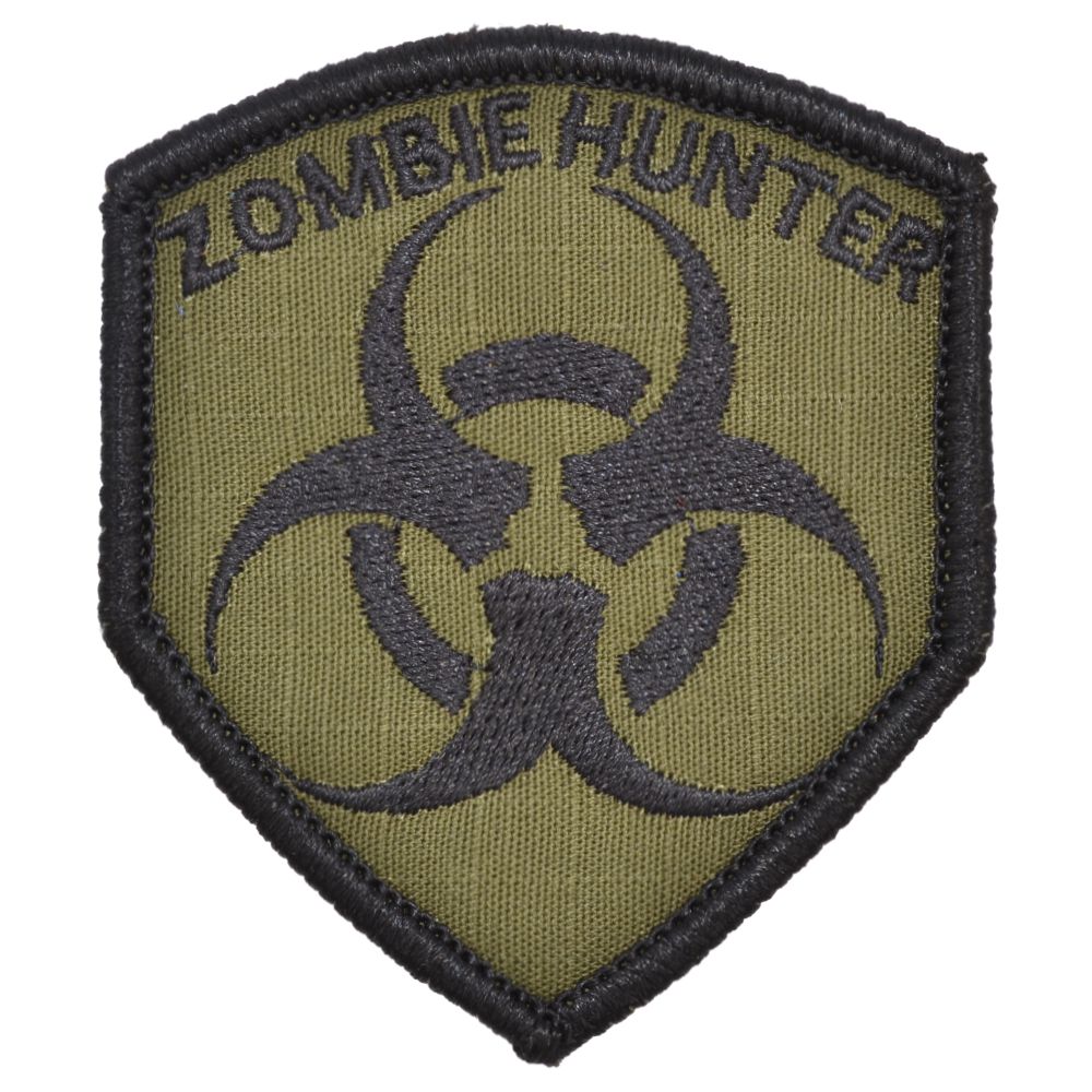 Zombie Hunter Biohazard Symbol - 2.5x3 Shield Patch