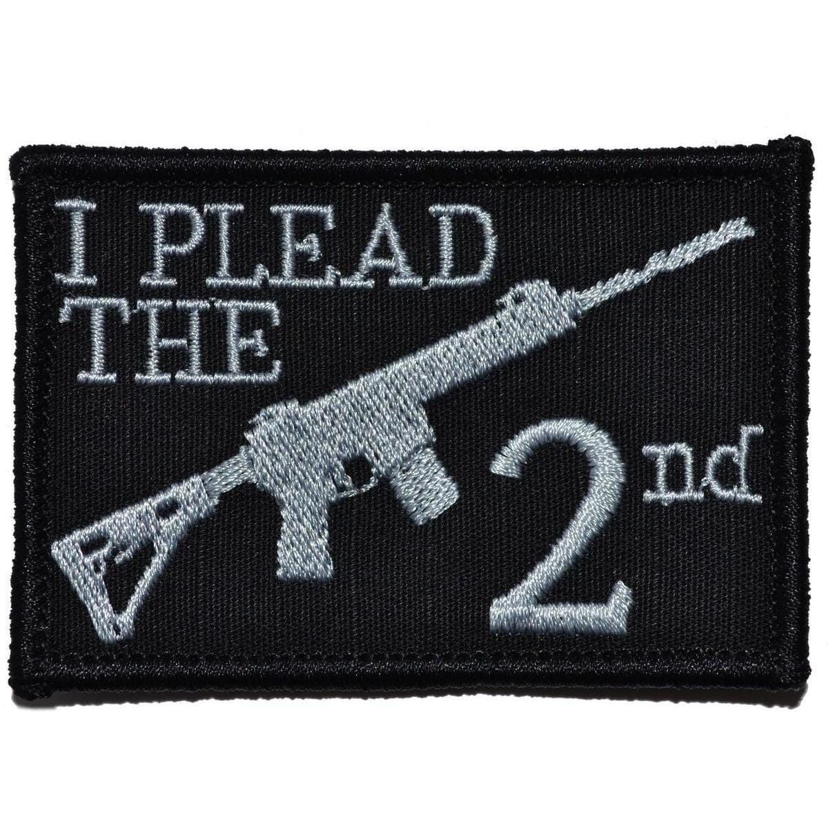 I Plead the 2nd Second Amendment - 2x3 Patch