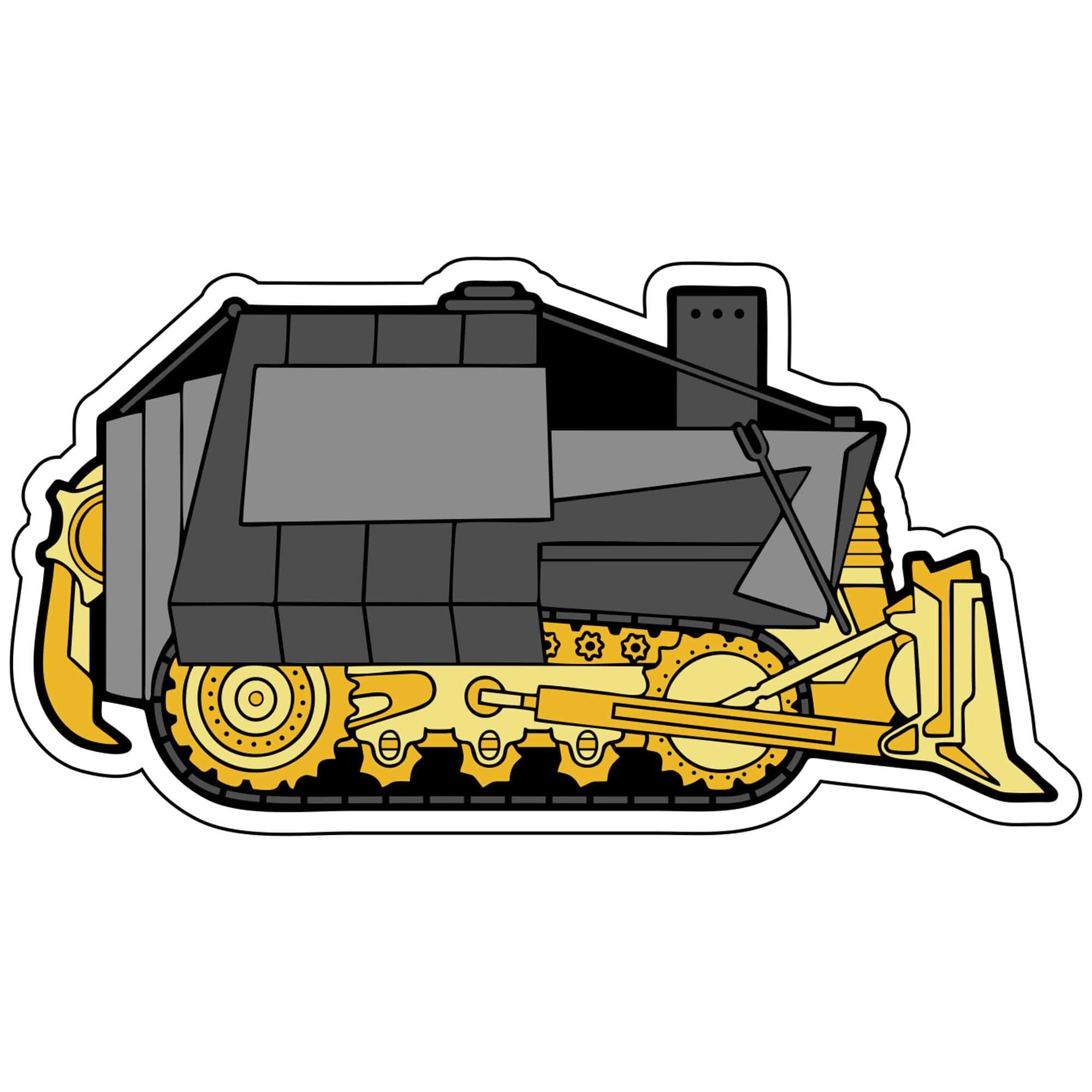 Killdozer - 4.5x2.5 inch Sticker