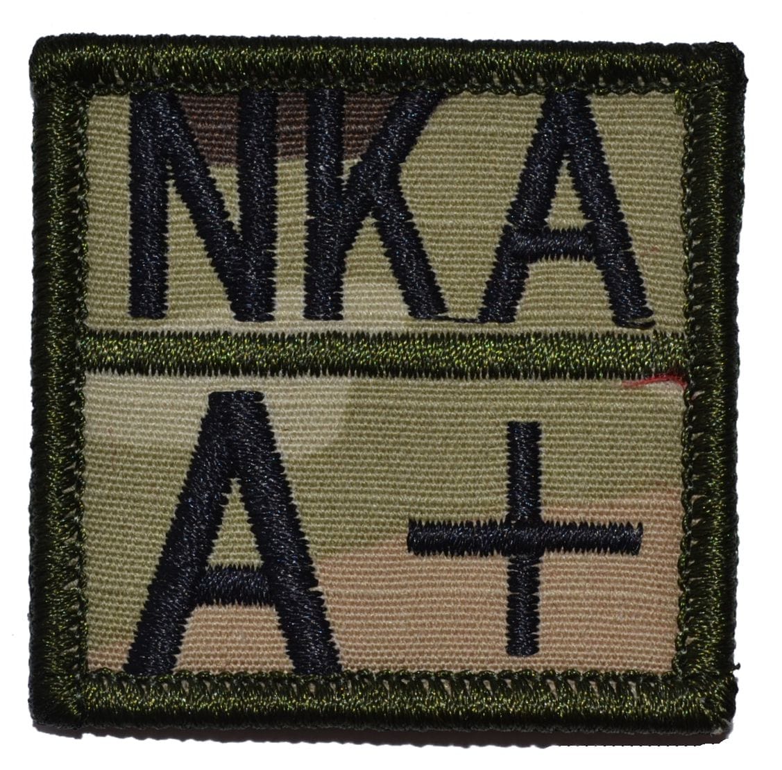 Blood Type and Allergy - A POS - NKA - 2x2 Patch