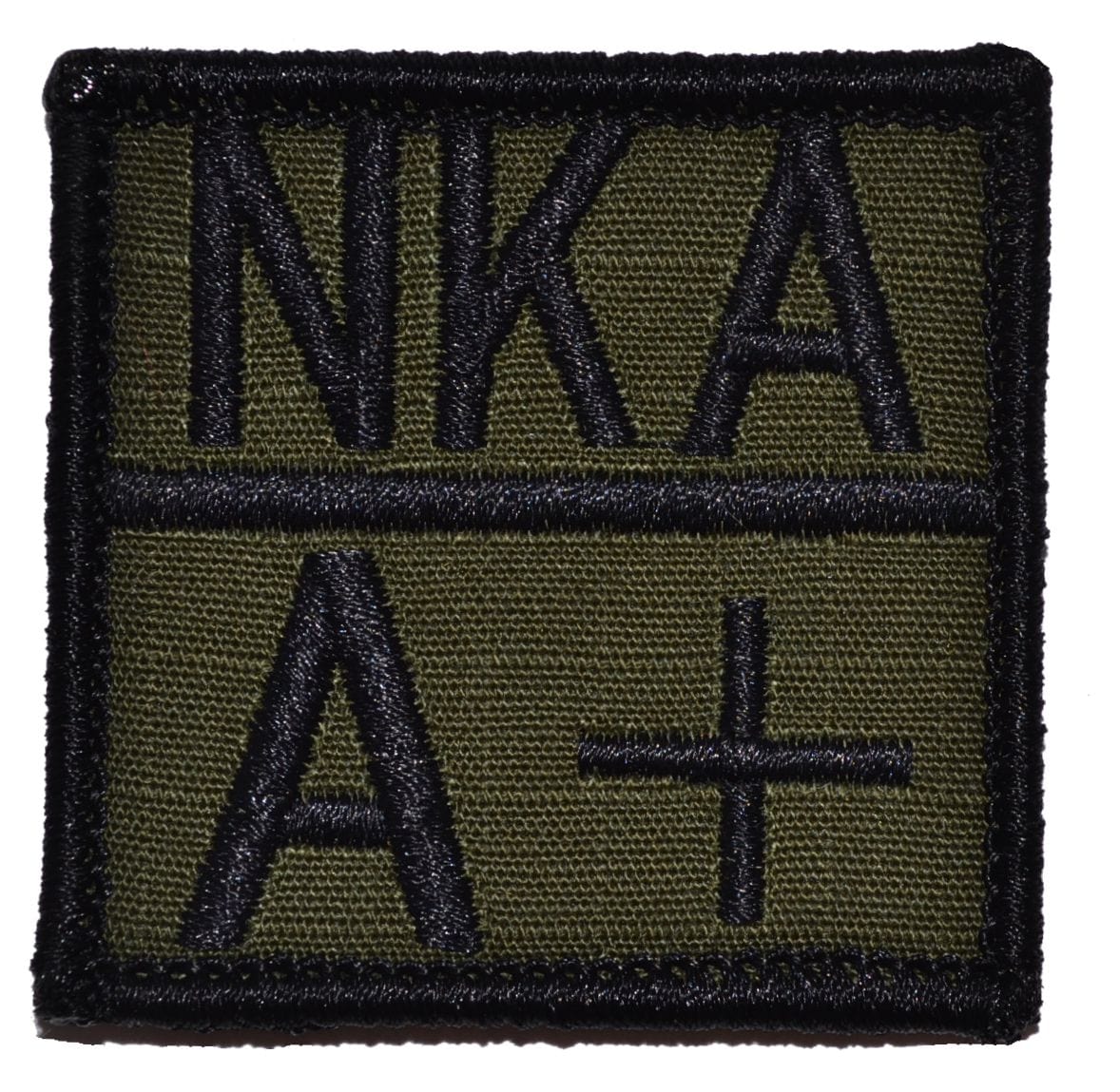 Blood Type and Allergy - A POS - NKA - 2x2 Patch