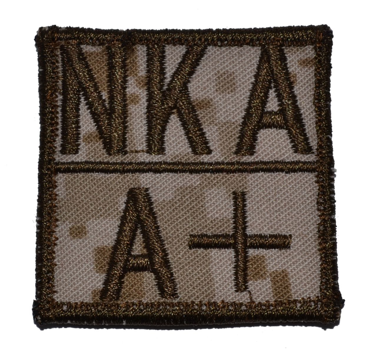 Blood Type and Allergy - A POS - NKA - 2x2 Patch