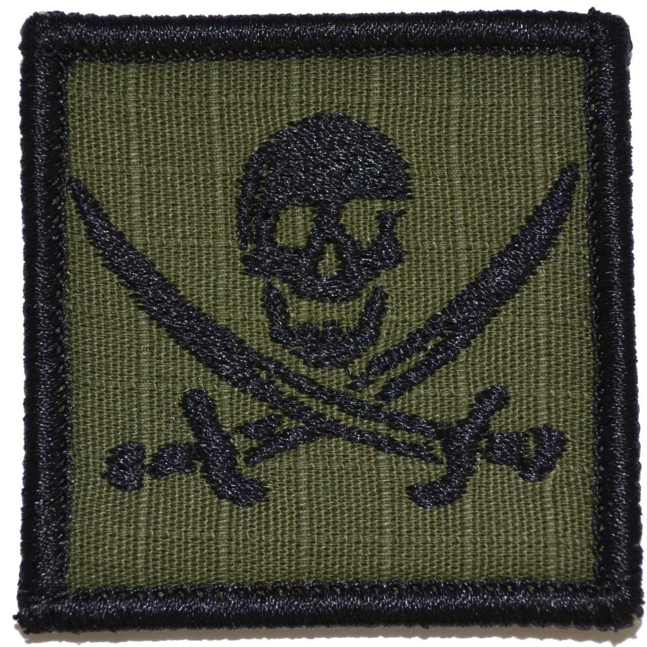 Pirate Jolly Roger - 2x2 Patch