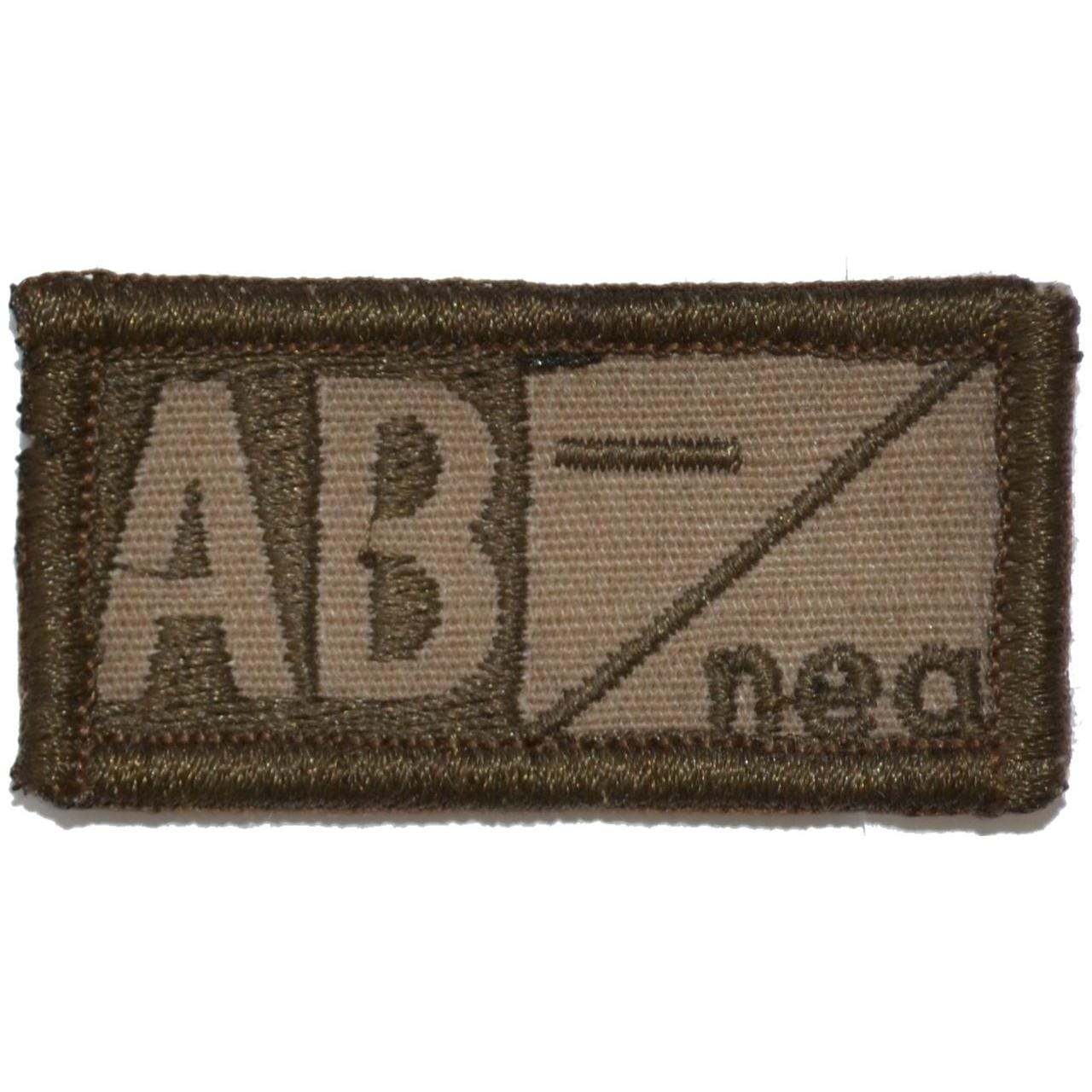 1x2 Blood Type Military / Patch (All Blood Types)
