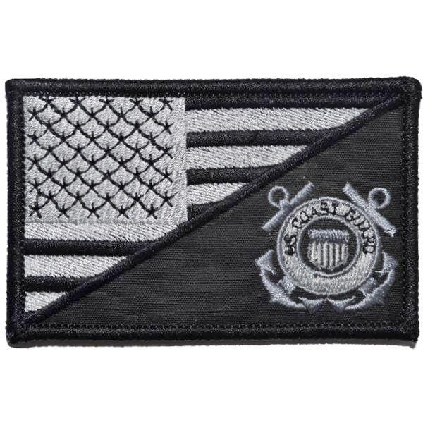 Coast Guard USA Flag - 2.25x3.5 Patch