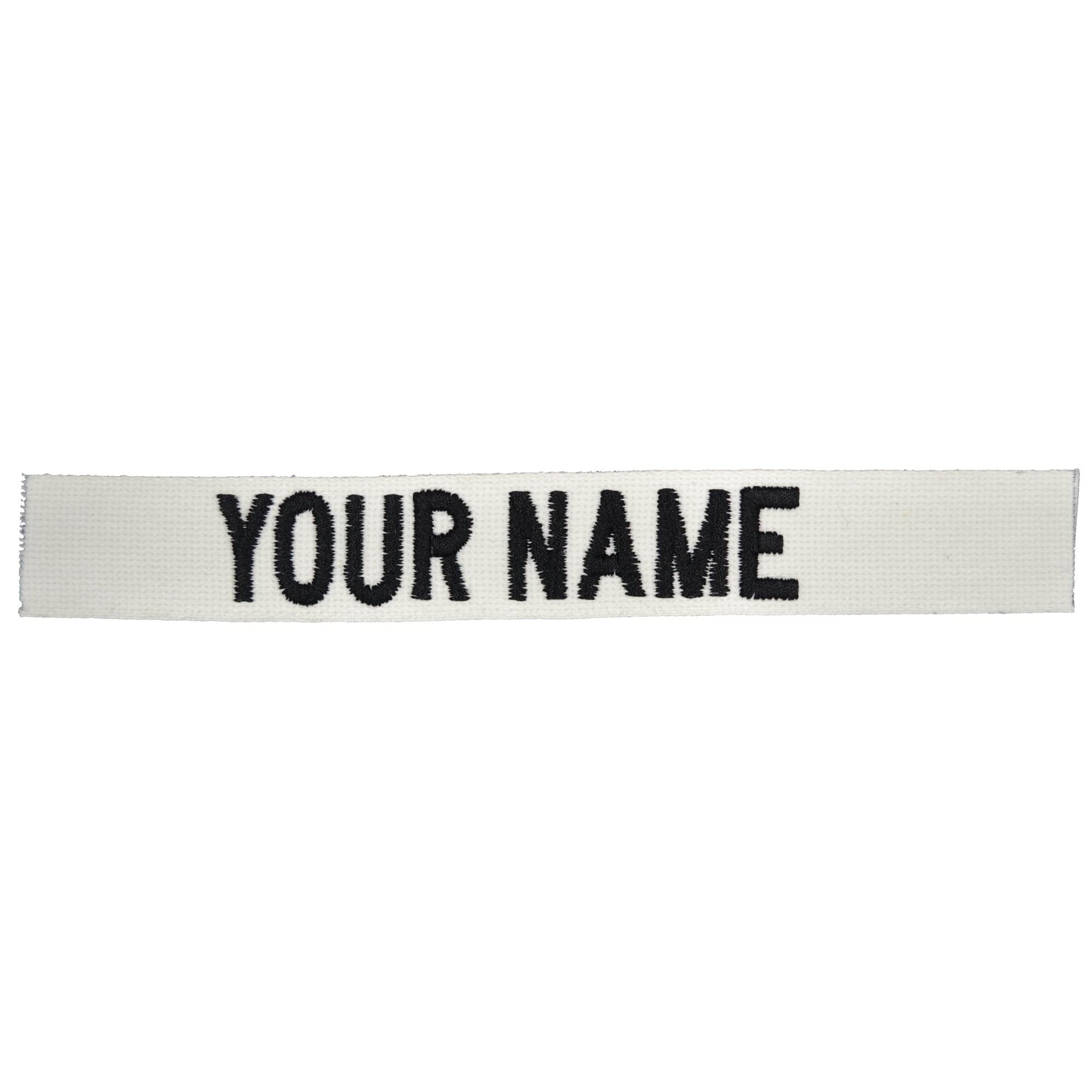 Nylon/Cotton Webbing Custom Name Tape - White