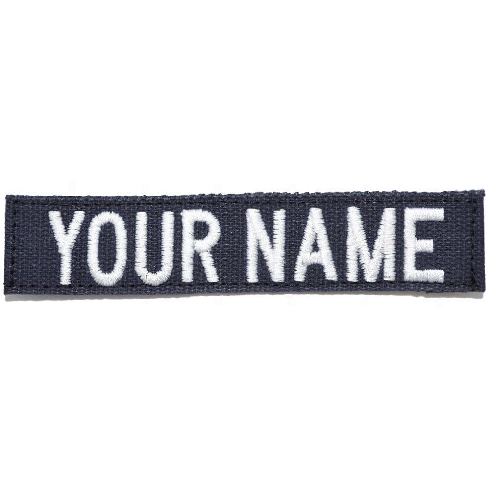 Nylon/Cotton Webbing Custom Name Tape - Navy
