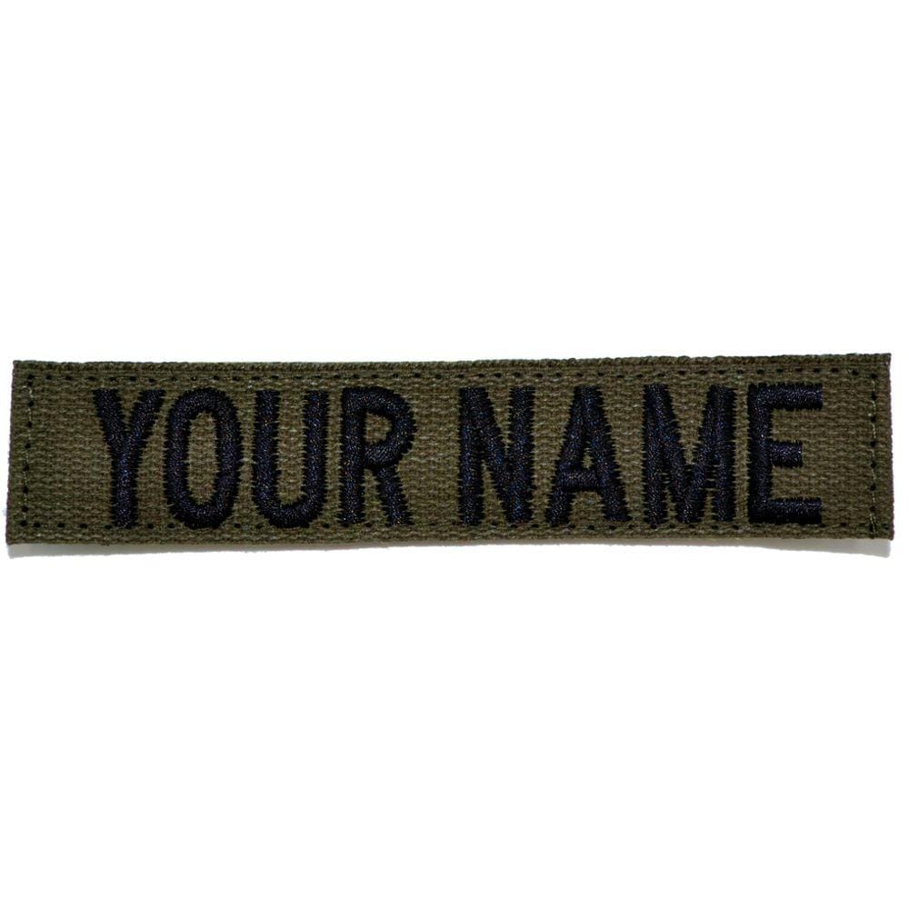 Nylon/Cotton Webbing Custom Name Tape - Olive Drab