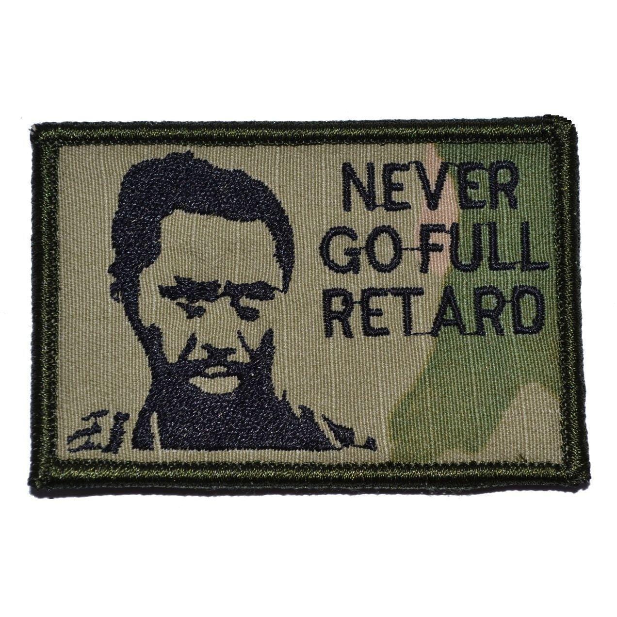 Never Go Full Retard Kirk Lazarus - 2x3 Patch