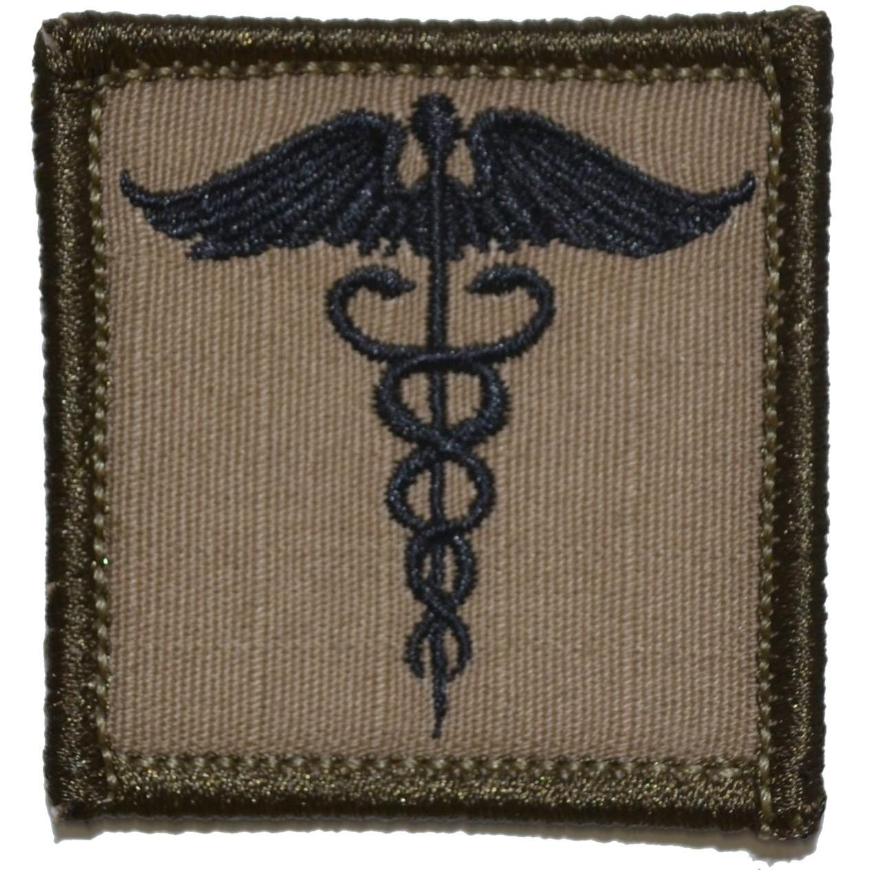 Caduceus Staff of Life - 2x2 Patch