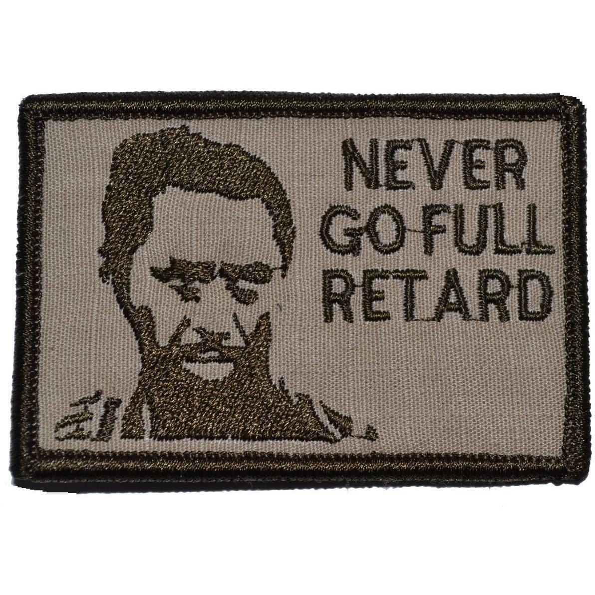 Never Go Full Retard Kirk Lazarus - 2x3 Patch