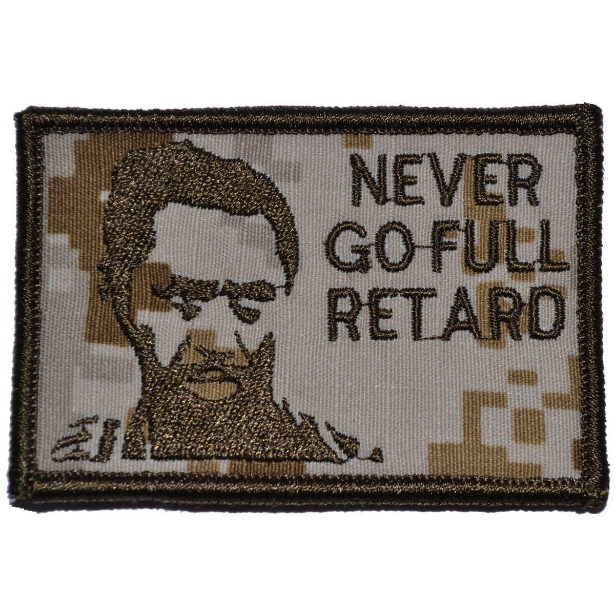 Never Go Full Retard Kirk Lazarus - 2x3 Patch